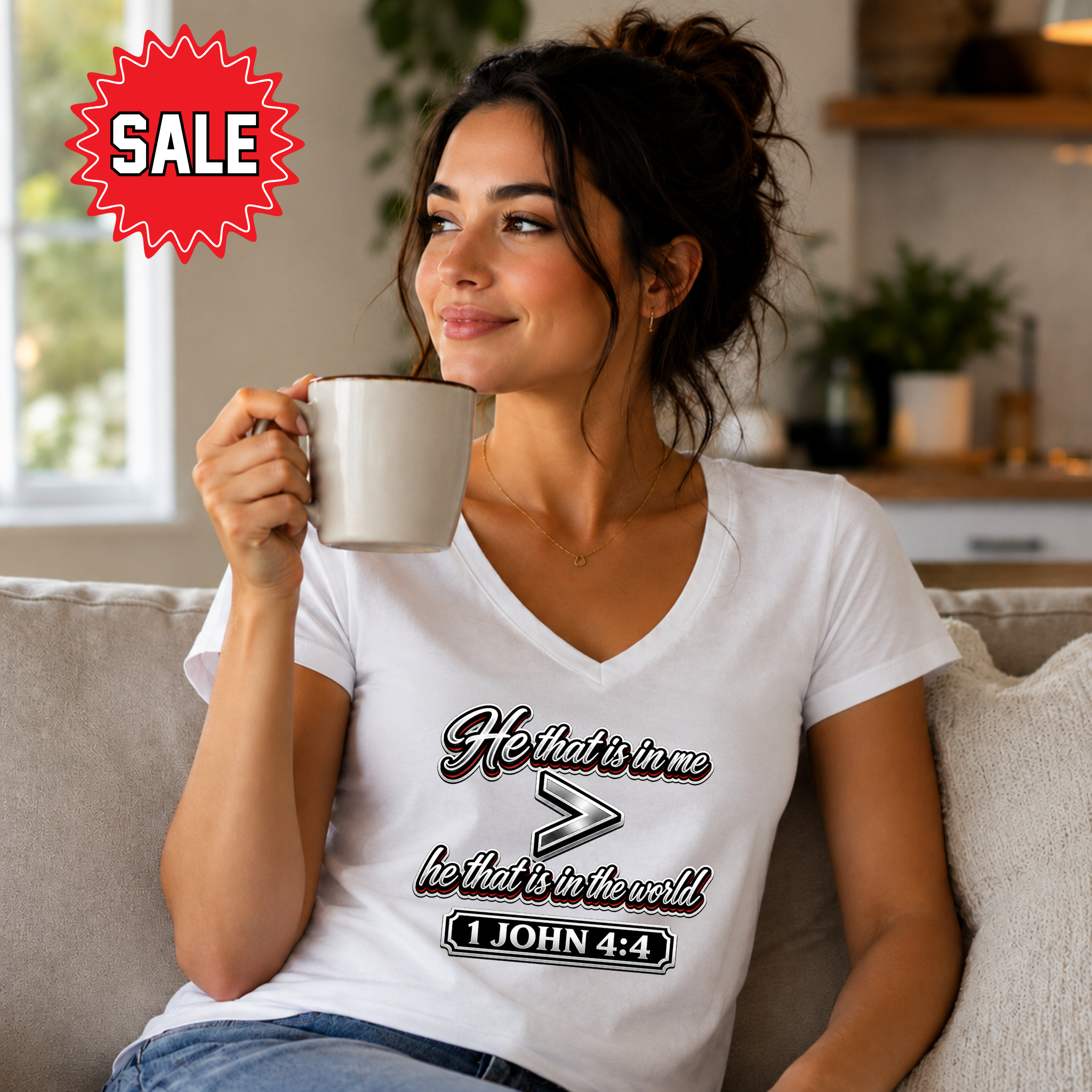 Women's Greater Is He That Is In Me T-Shirt