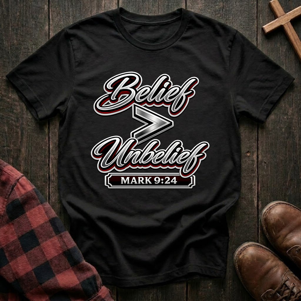 Belief is Greater Than Unbelief T-Shirt