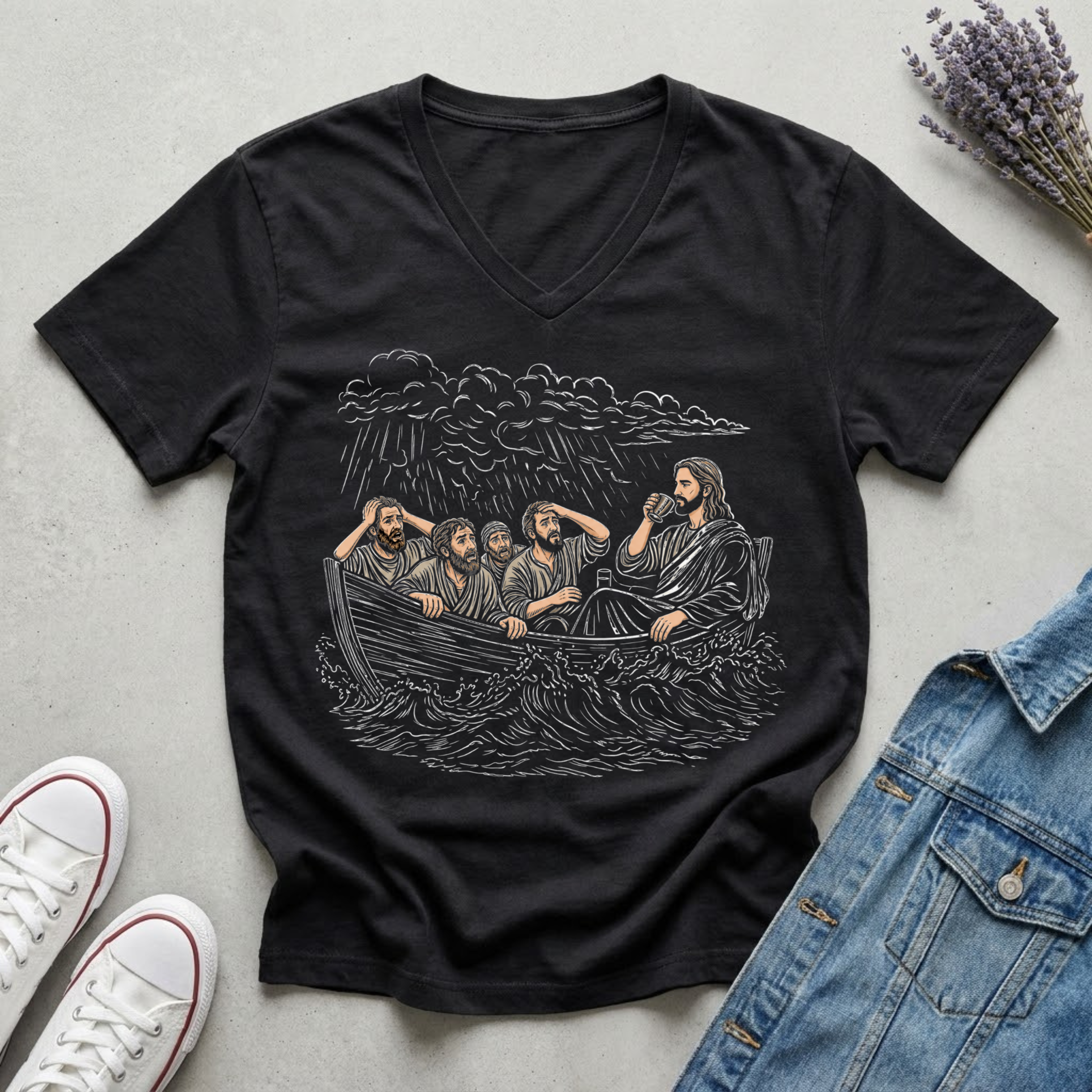 Women's Jesus Ain't Worried T-Shirt