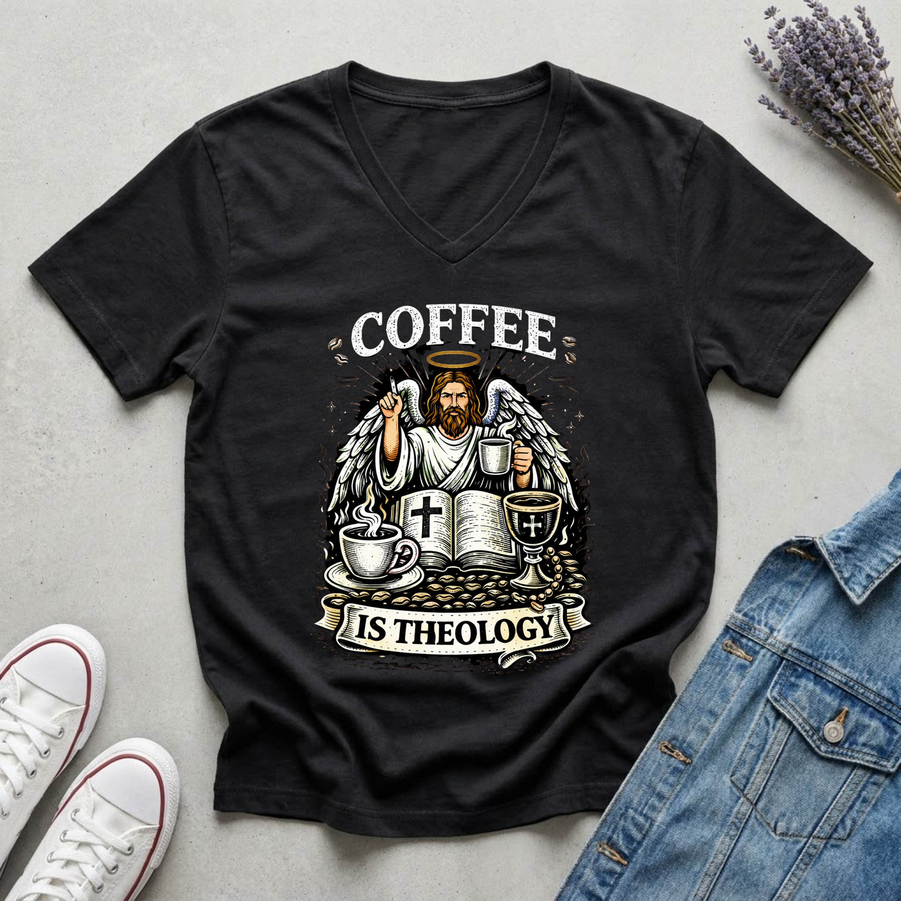 Women's Coffee Is Theology T-Shirt