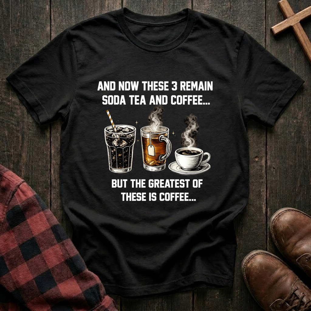 Soda Tea and Coffee T-Shirt