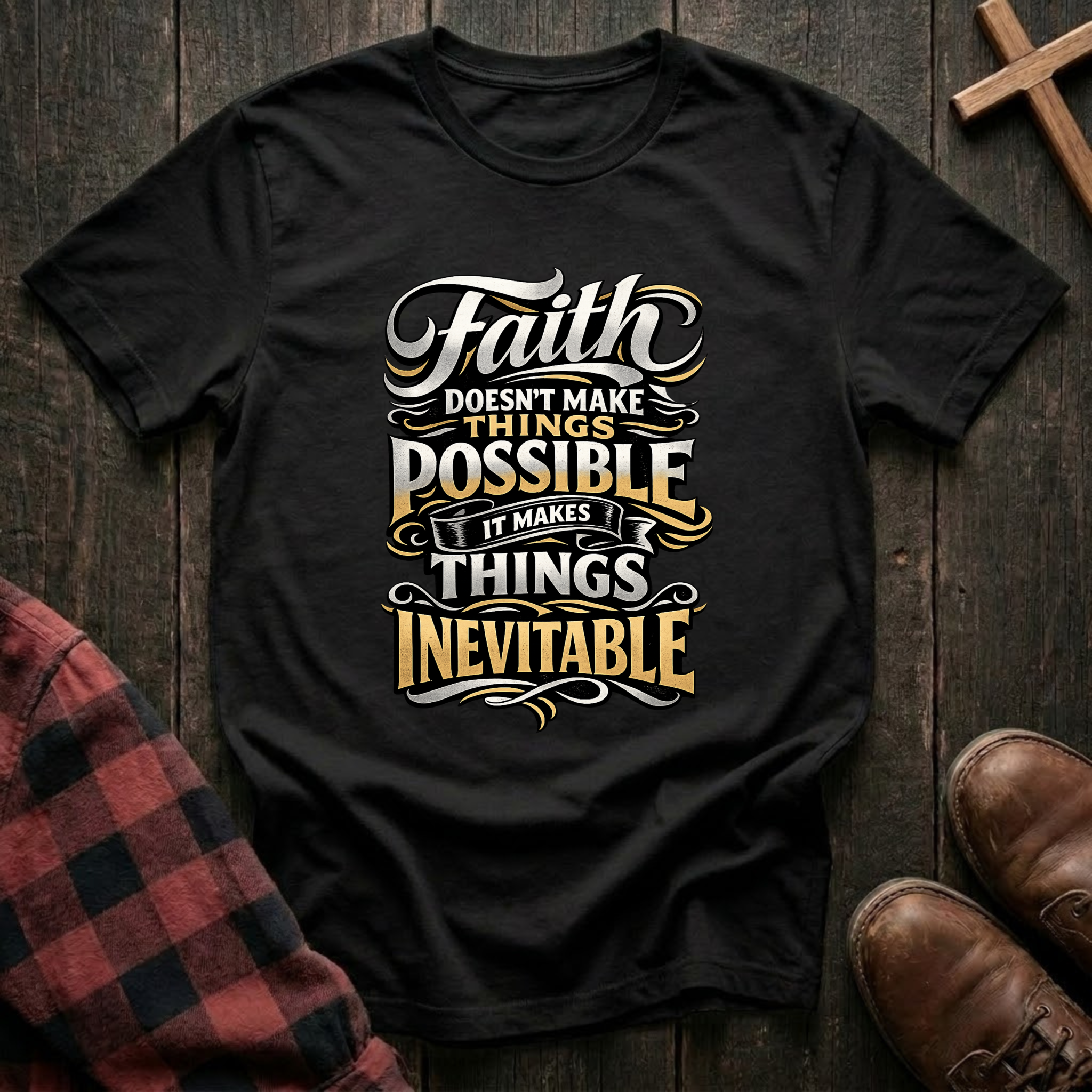 Faith Makes Things Inevitable T-Shirt