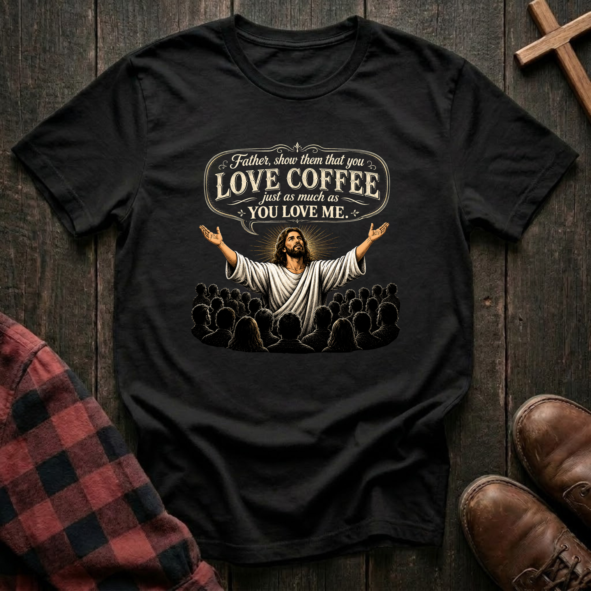 Love Coffee John 17:23 T-Shirt