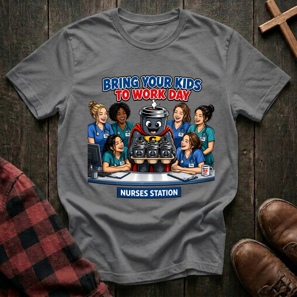 Black Coffee Nurse T-Shirt