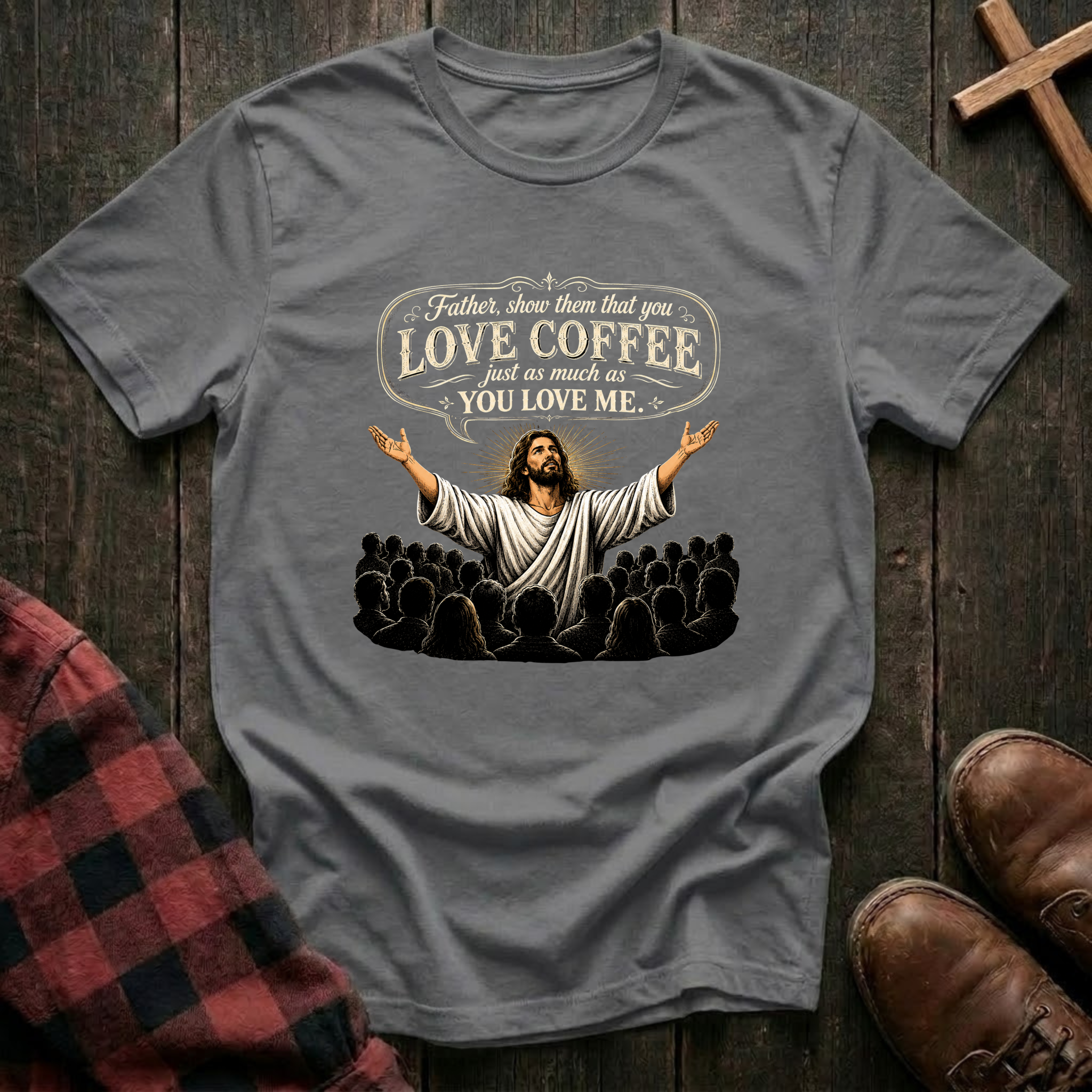 Love Coffee John 17:23 T-Shirt