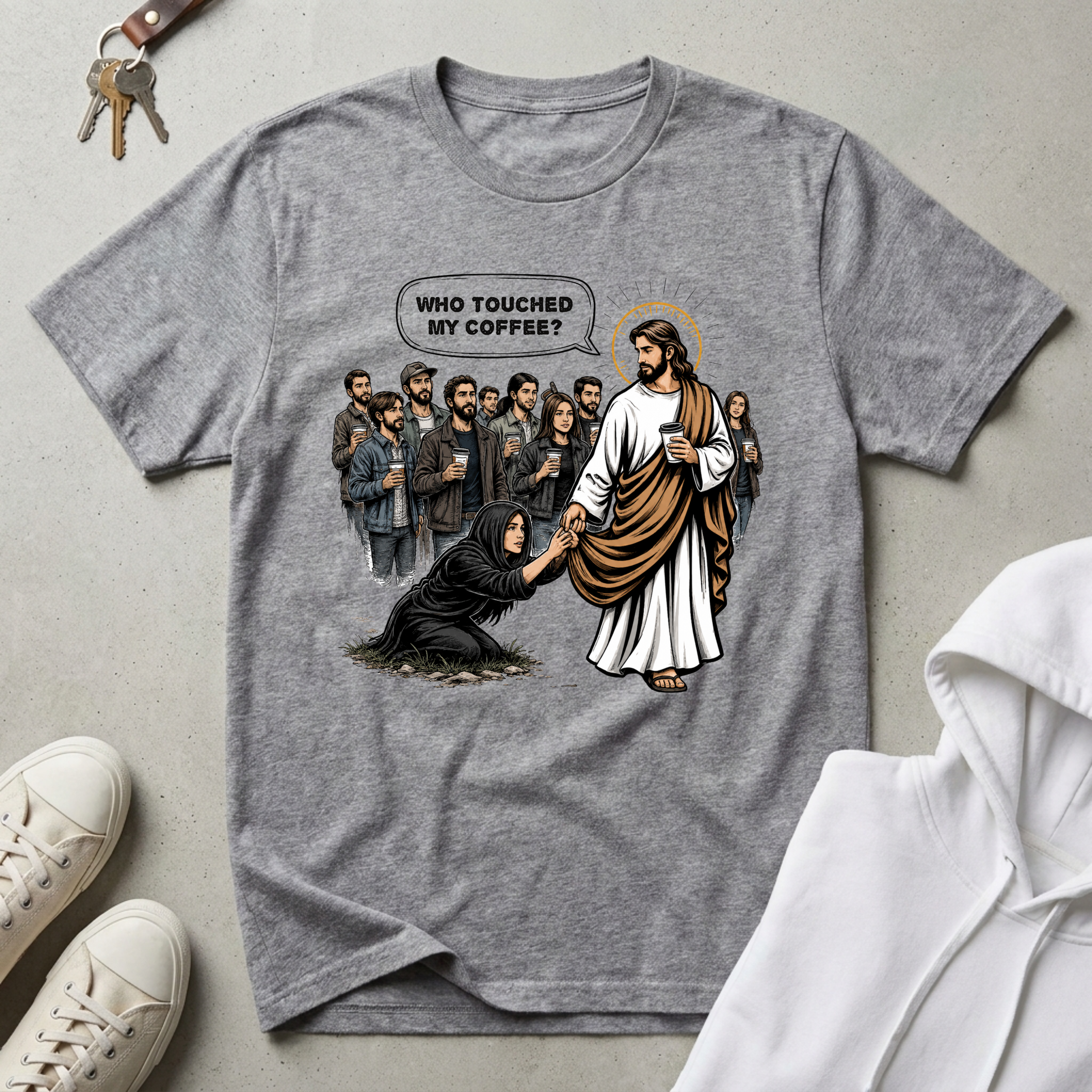 Who Touched My Coffee T-Shirt
