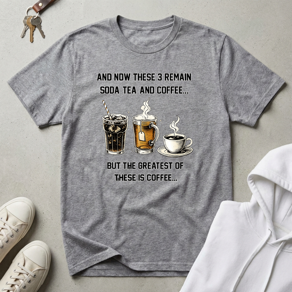 Soda Tea and Coffee T-Shirt