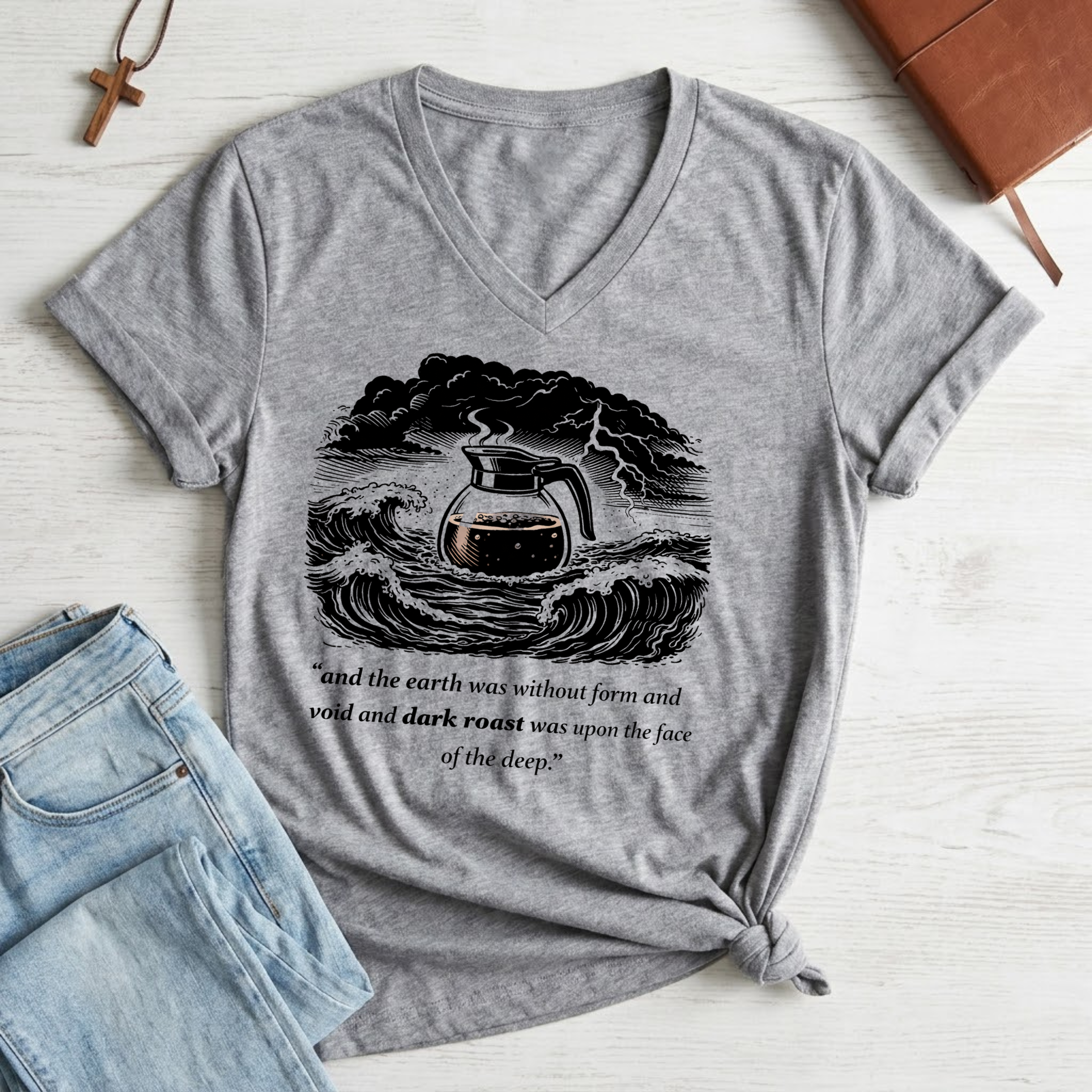 Women's Dark Roast Coffee T-Shirt