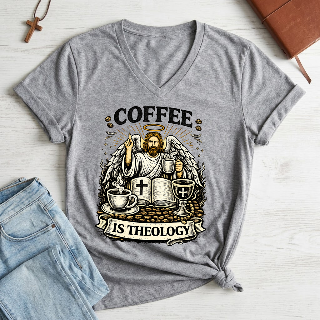 Women's Coffee Is Theology T-Shirt