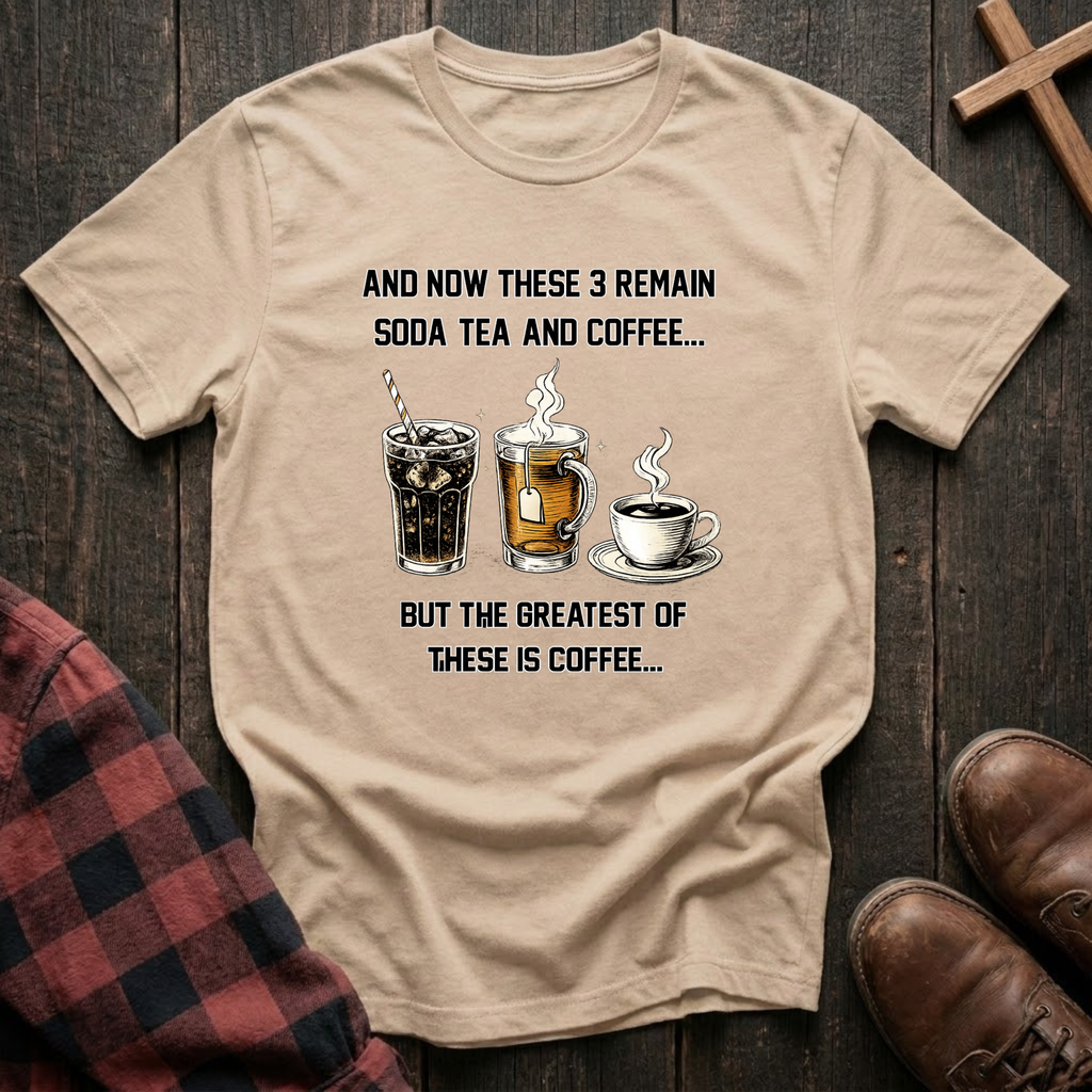 Soda Tea and Coffee T-Shirt