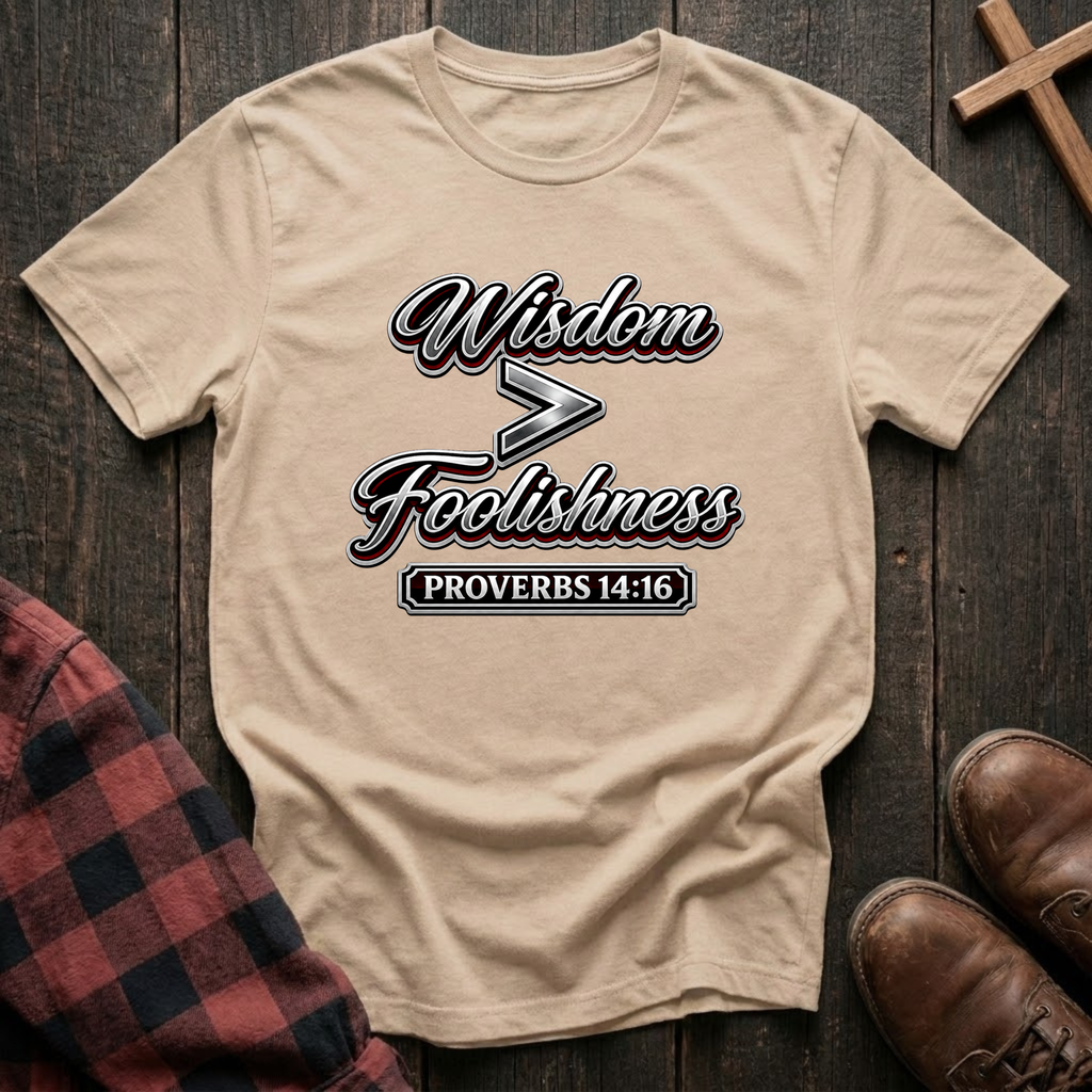 Wisdom is Greater Than Foolishness T-Shirt