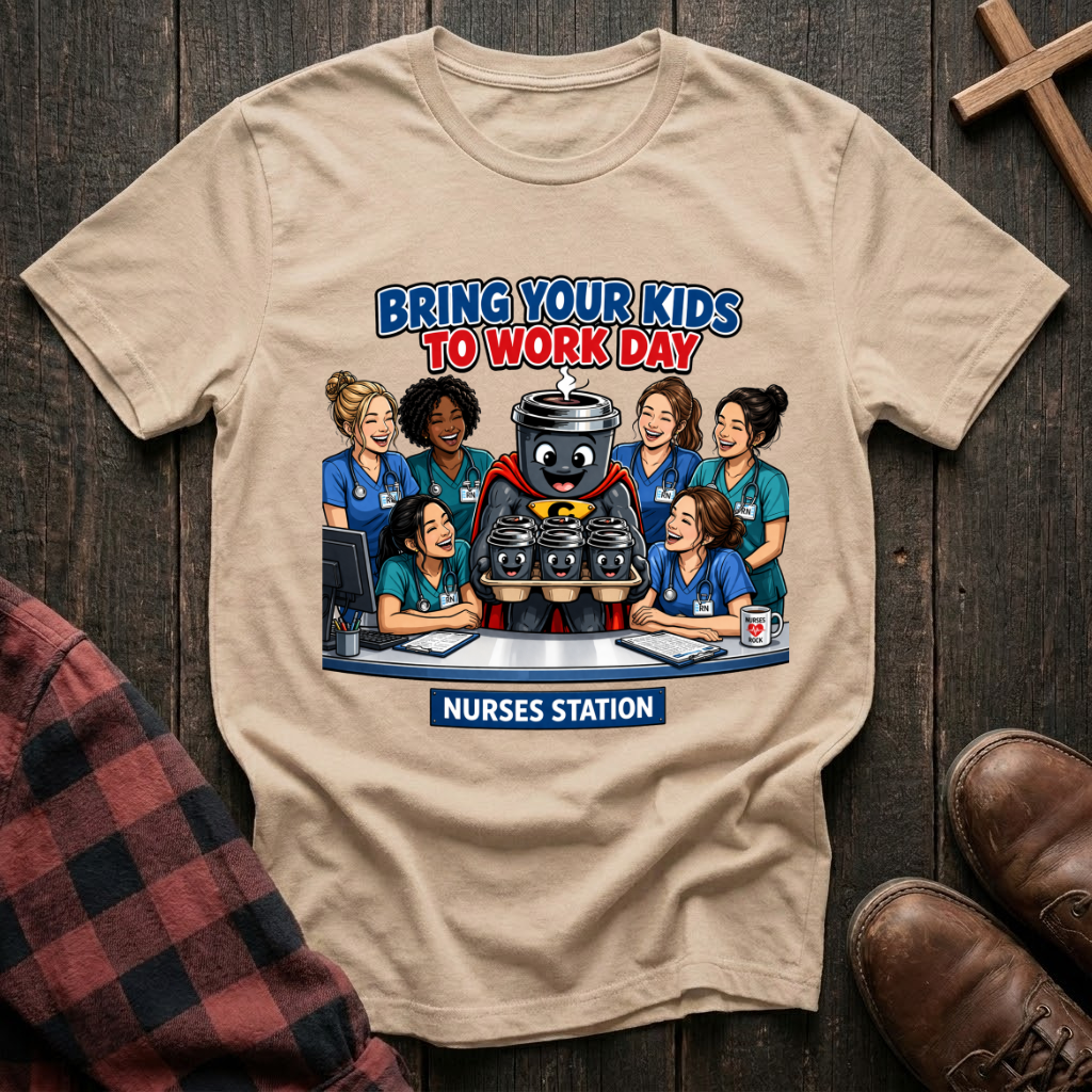 Black Coffee Nurse T-Shirt