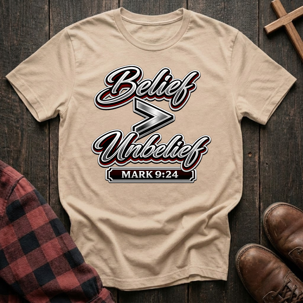 Belief is Greater Than Unbelief T-Shirt