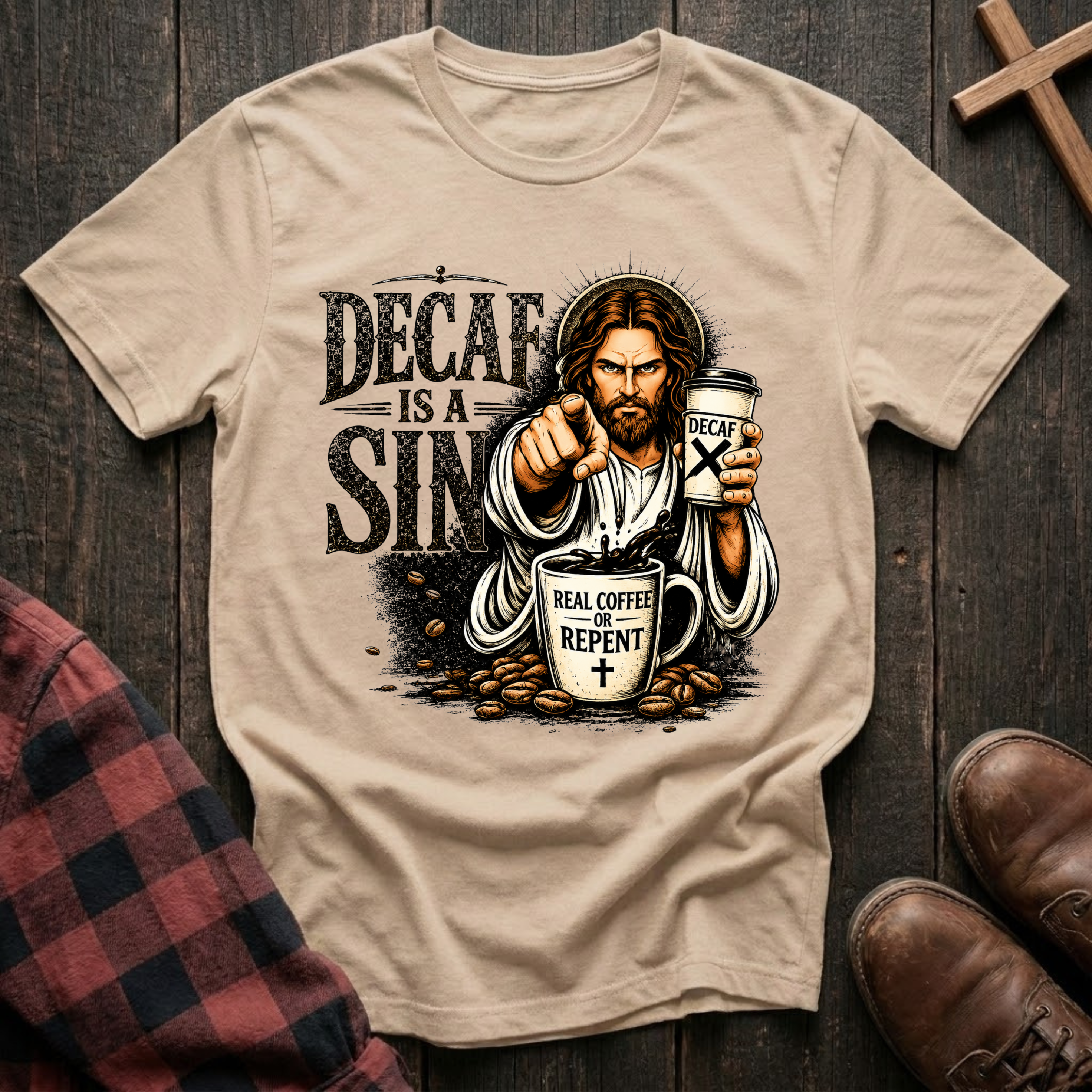 Decaf is a Sin T-Shirt