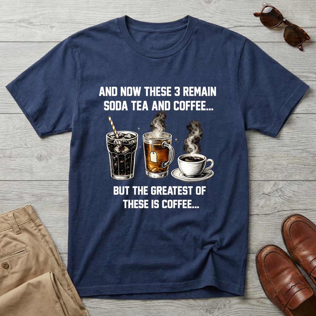 Soda Tea and Coffee T-Shirt