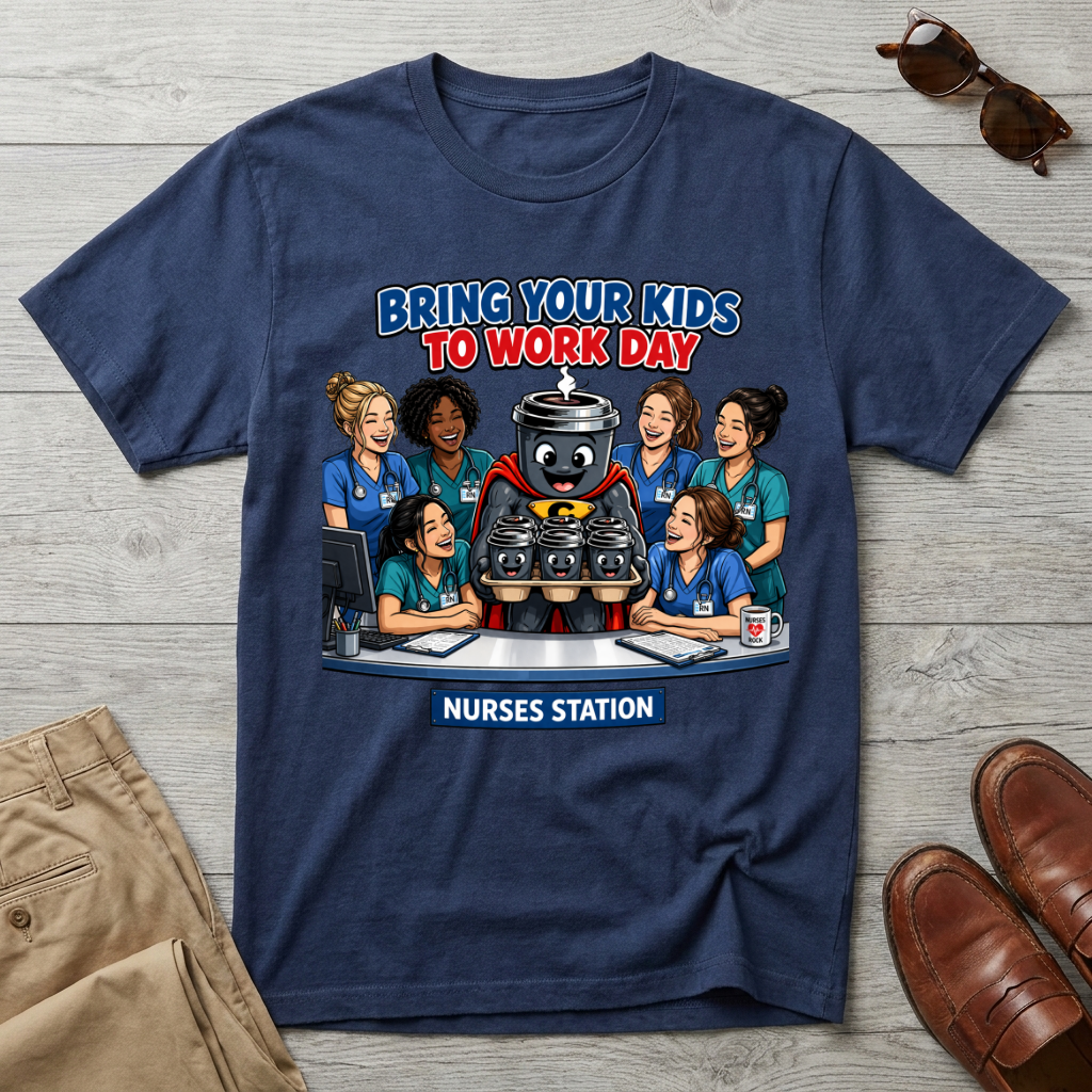 Black Coffee Nurse T-Shirt