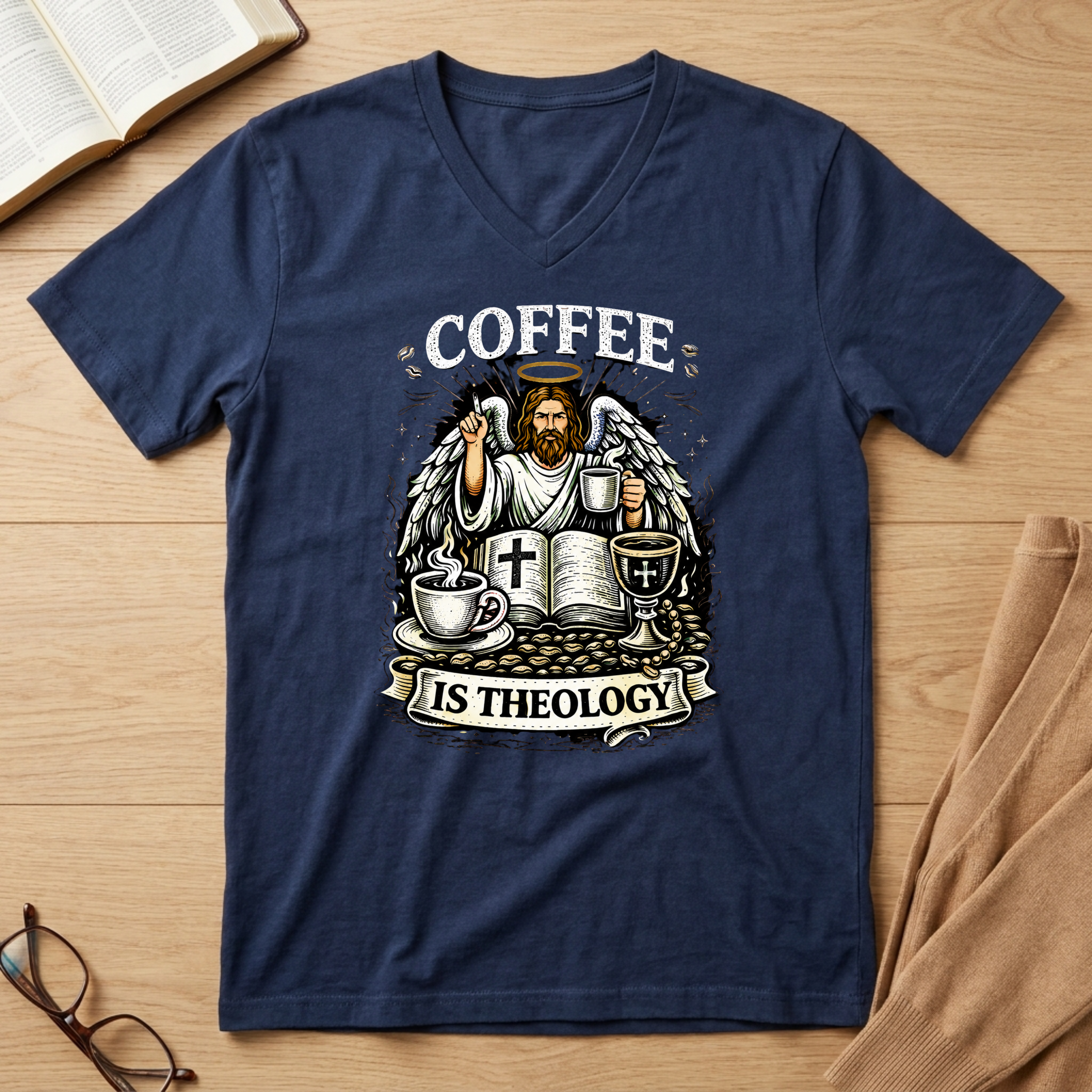 Women's Coffee Is Theology T-Shirt