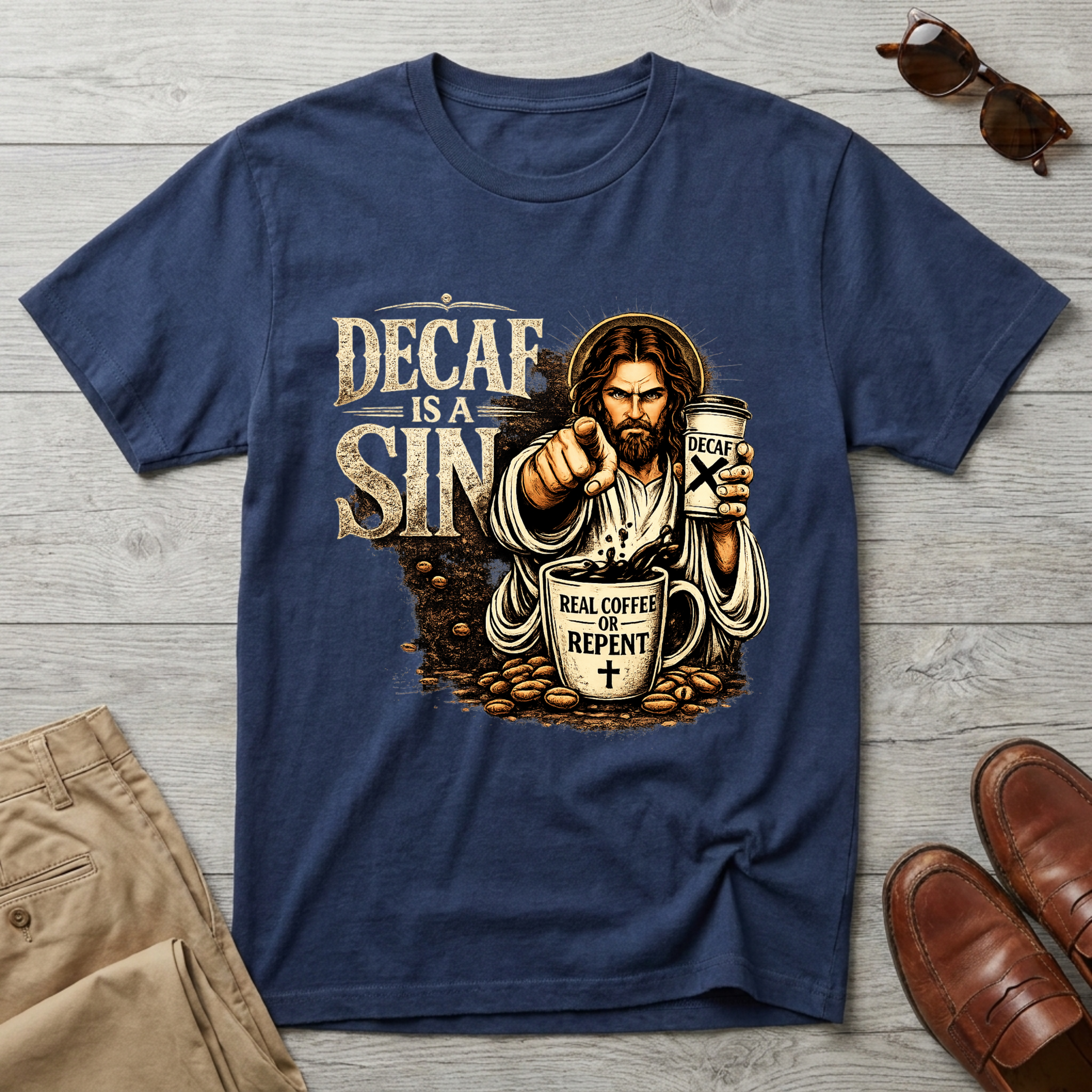 Decaf is a Sin T-Shirt