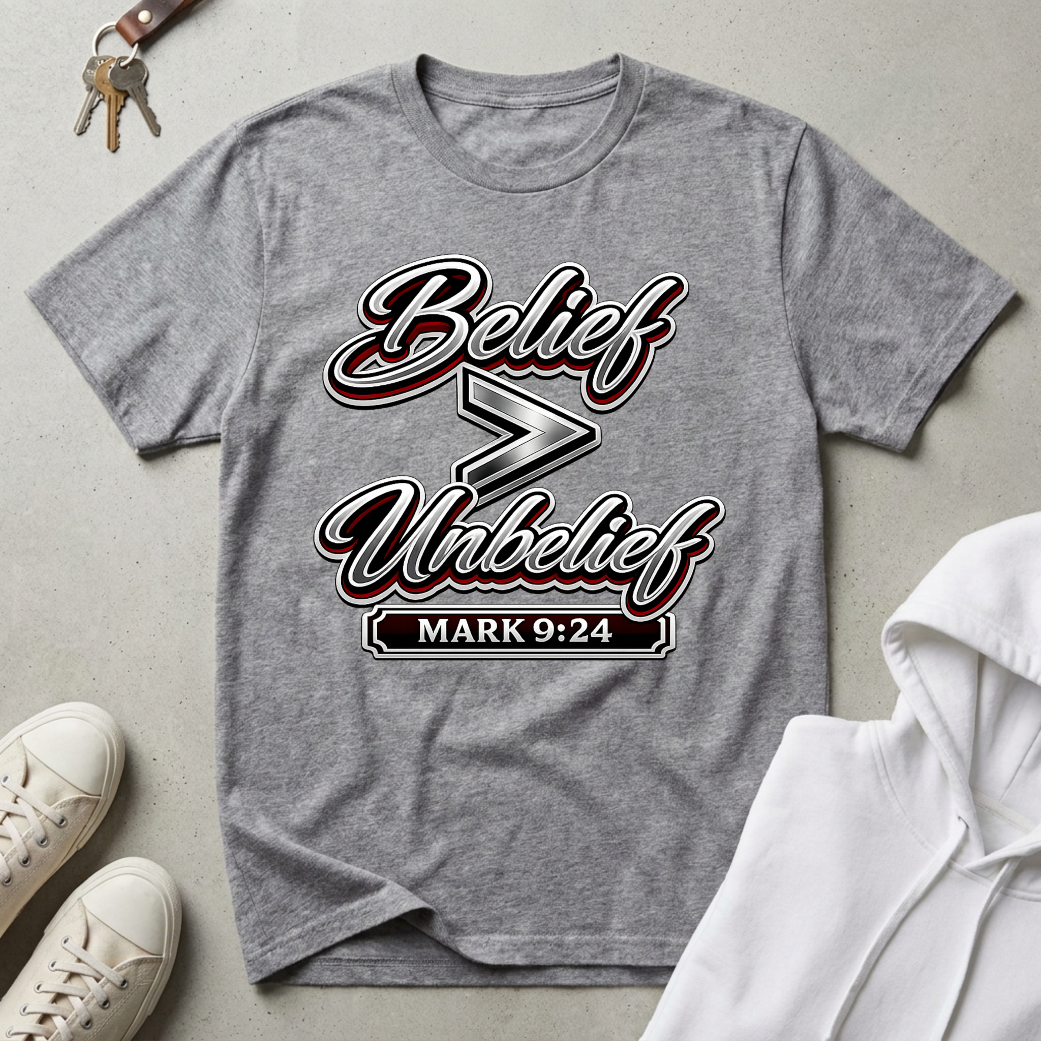 Belief is Greater Than Unbelief T-Shirt
