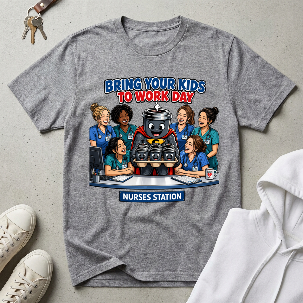 Black Coffee Nurse T-Shirt
