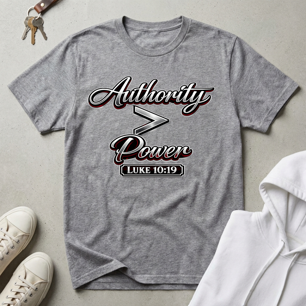 Authority is Greater Than Power T-Shirt