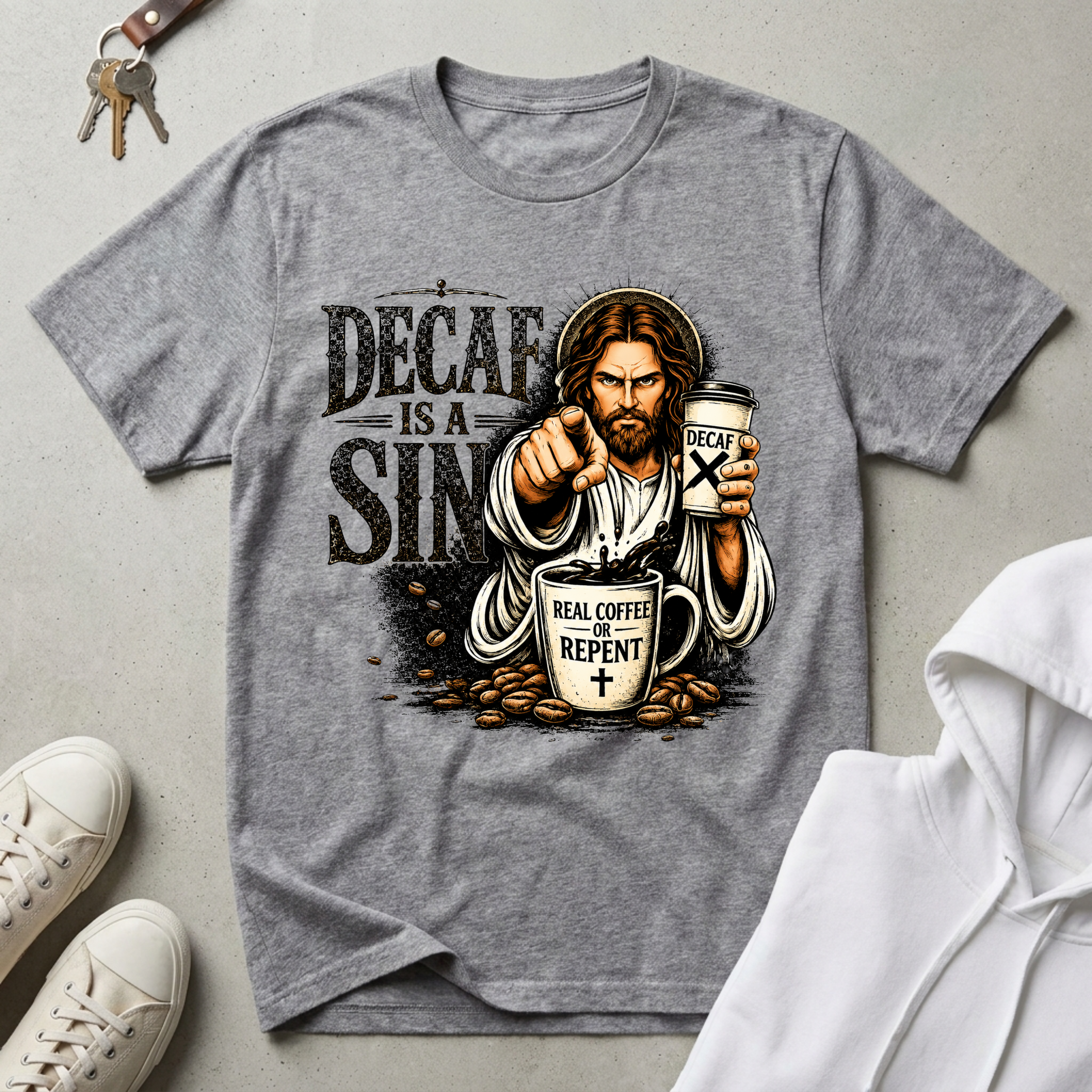 Decaf is a Sin T-Shirt