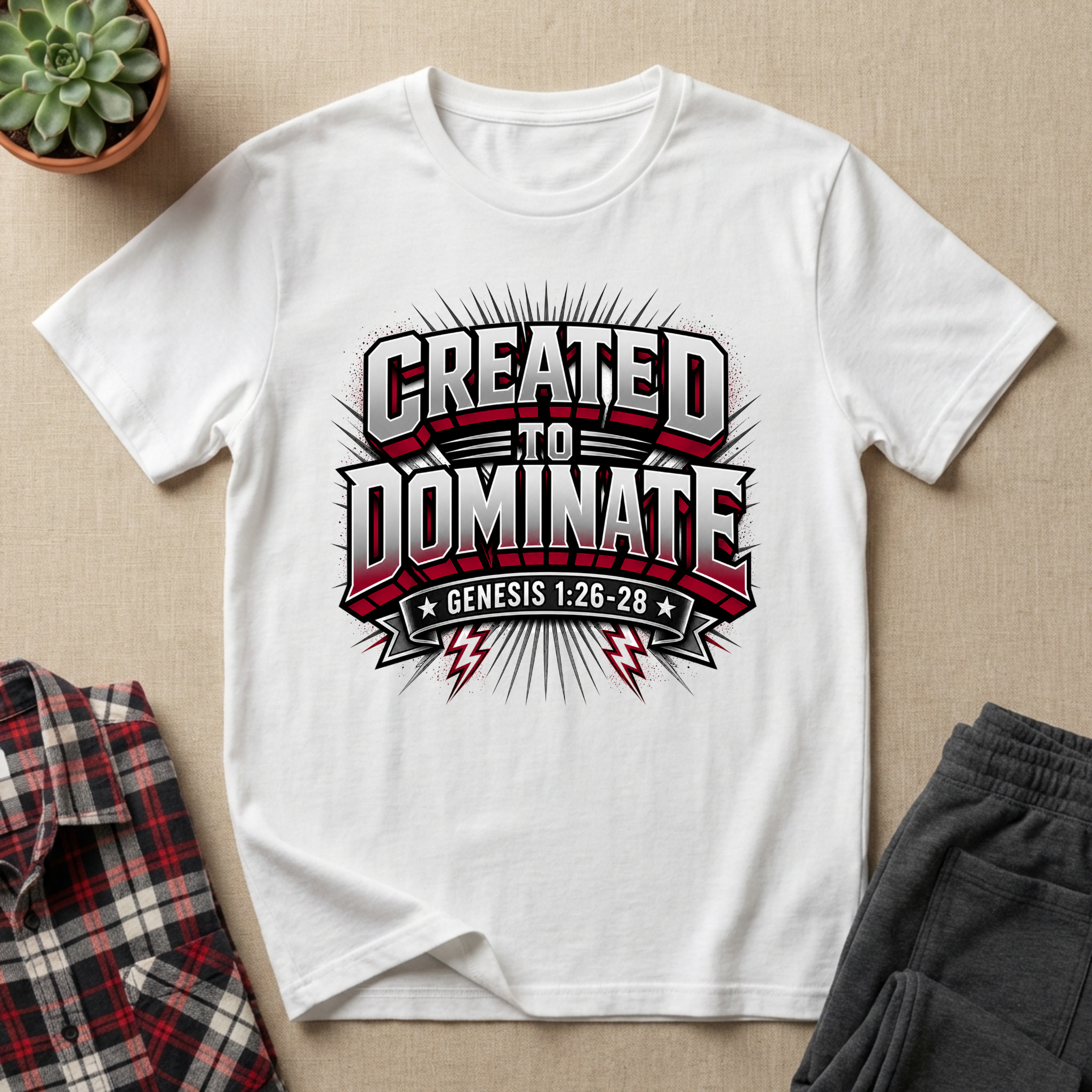 Created to Dominate T-Shirt