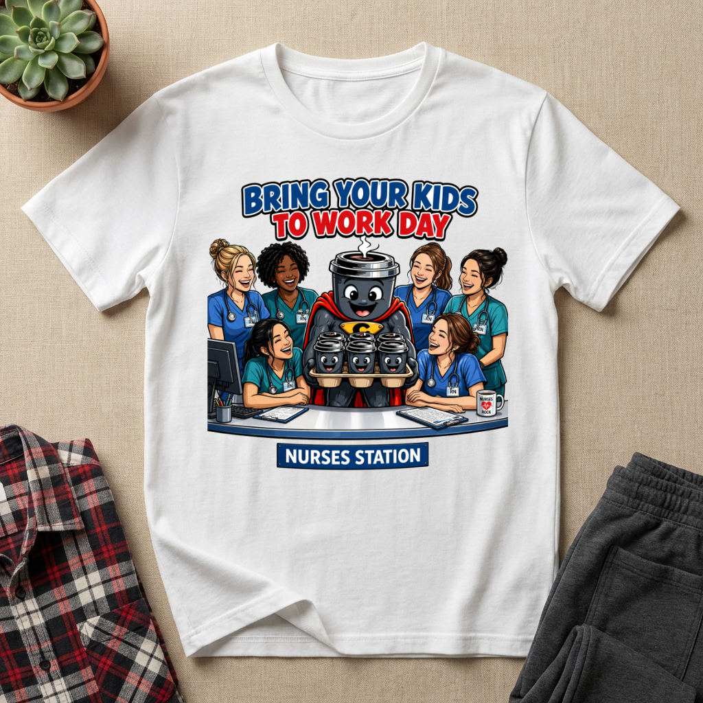 Black Coffee Nurse T-Shirt