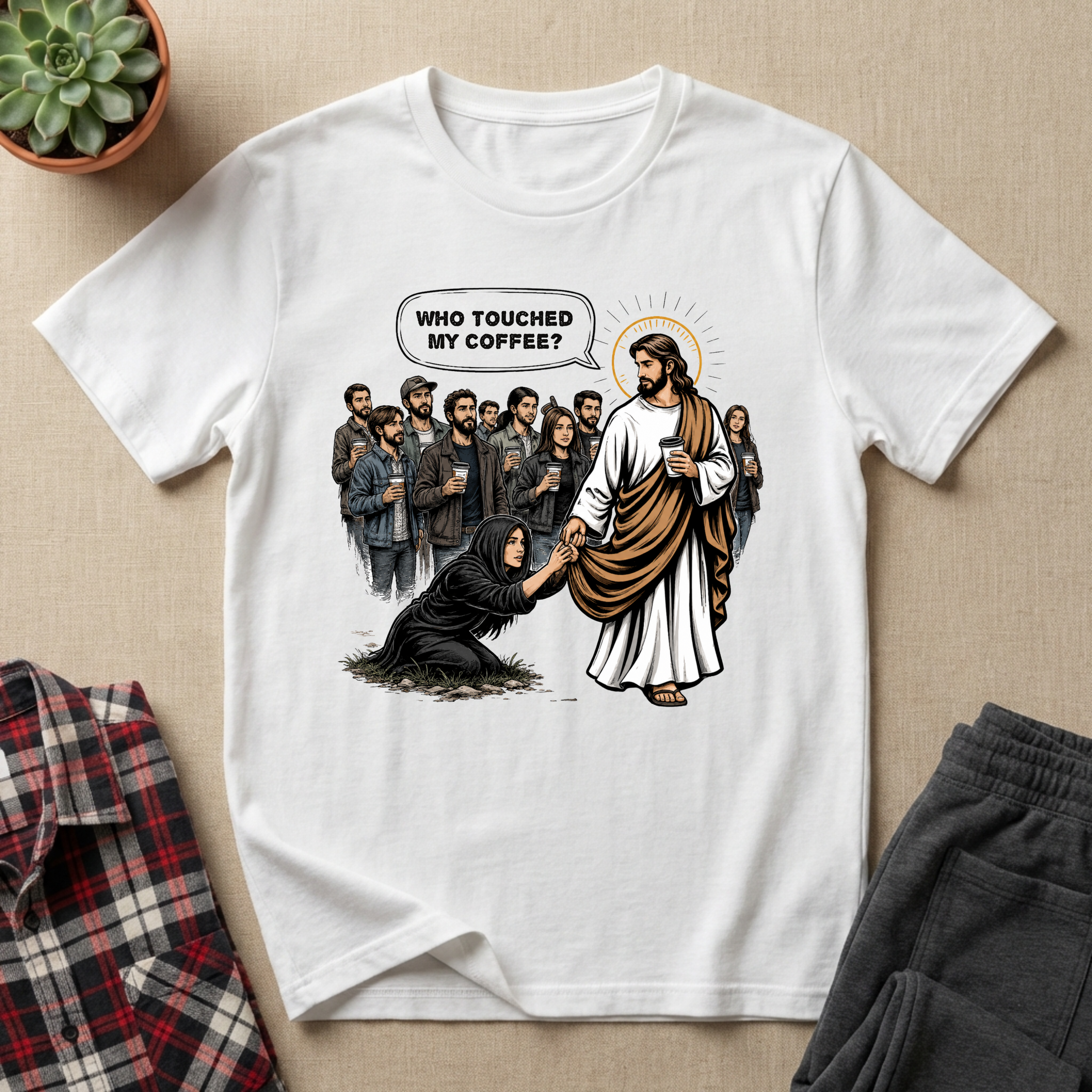 Who Touched My Coffee T-Shirt