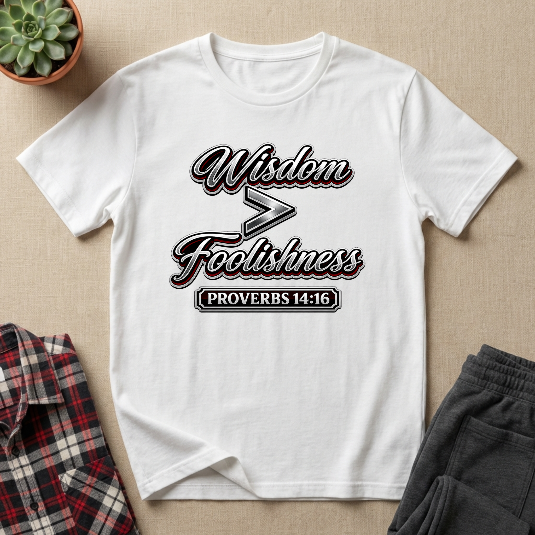 Wisdom is Greater Than Foolishness T-Shirt