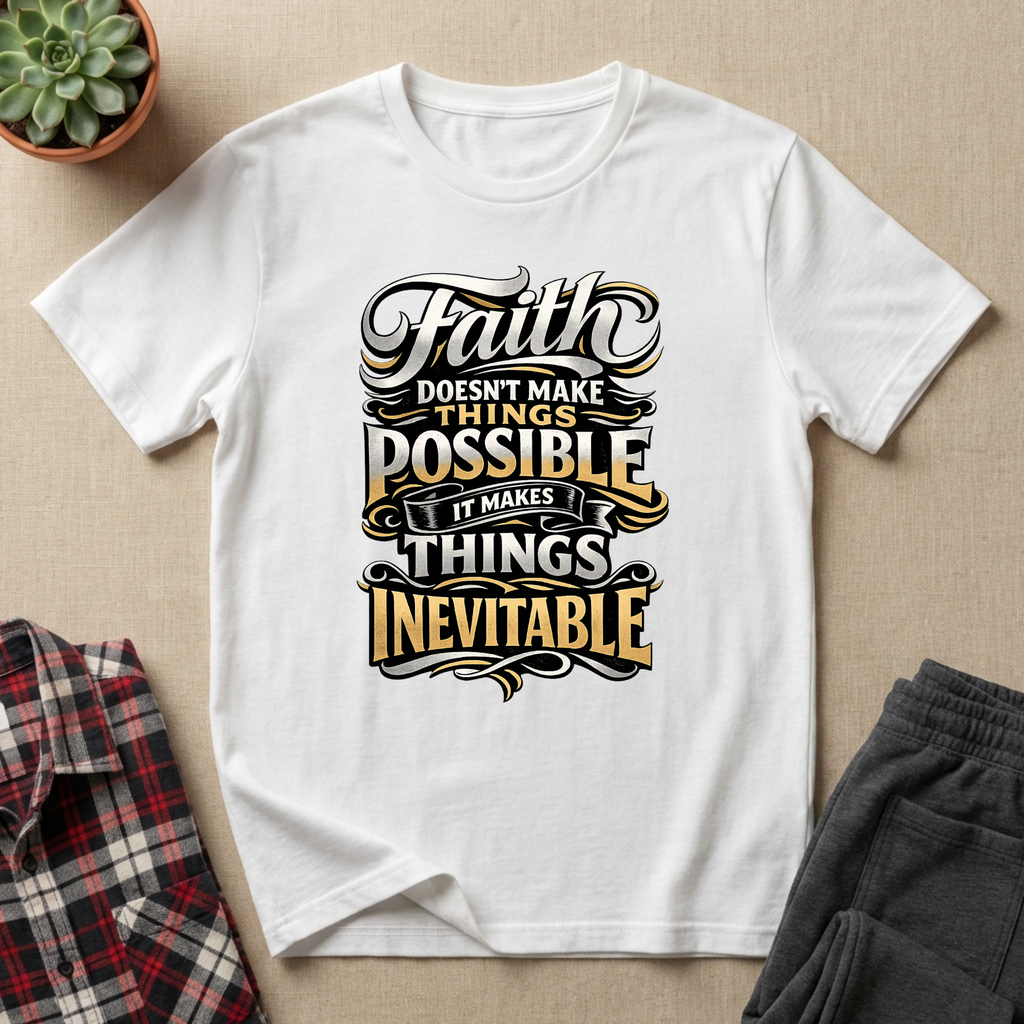 Faith Makes Things Inevitable T-Shirt