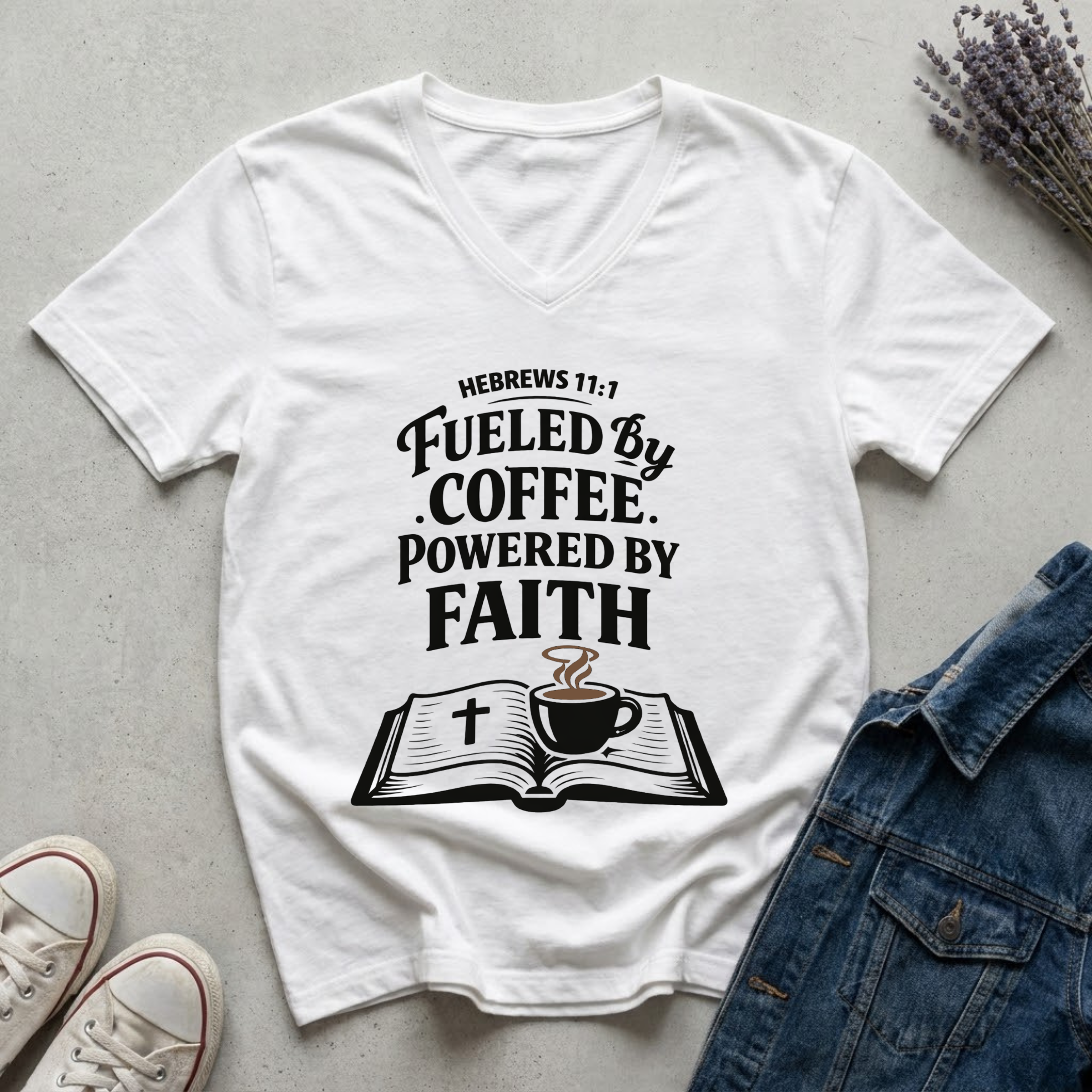 Women's Fueled by Coffee T-Shirt