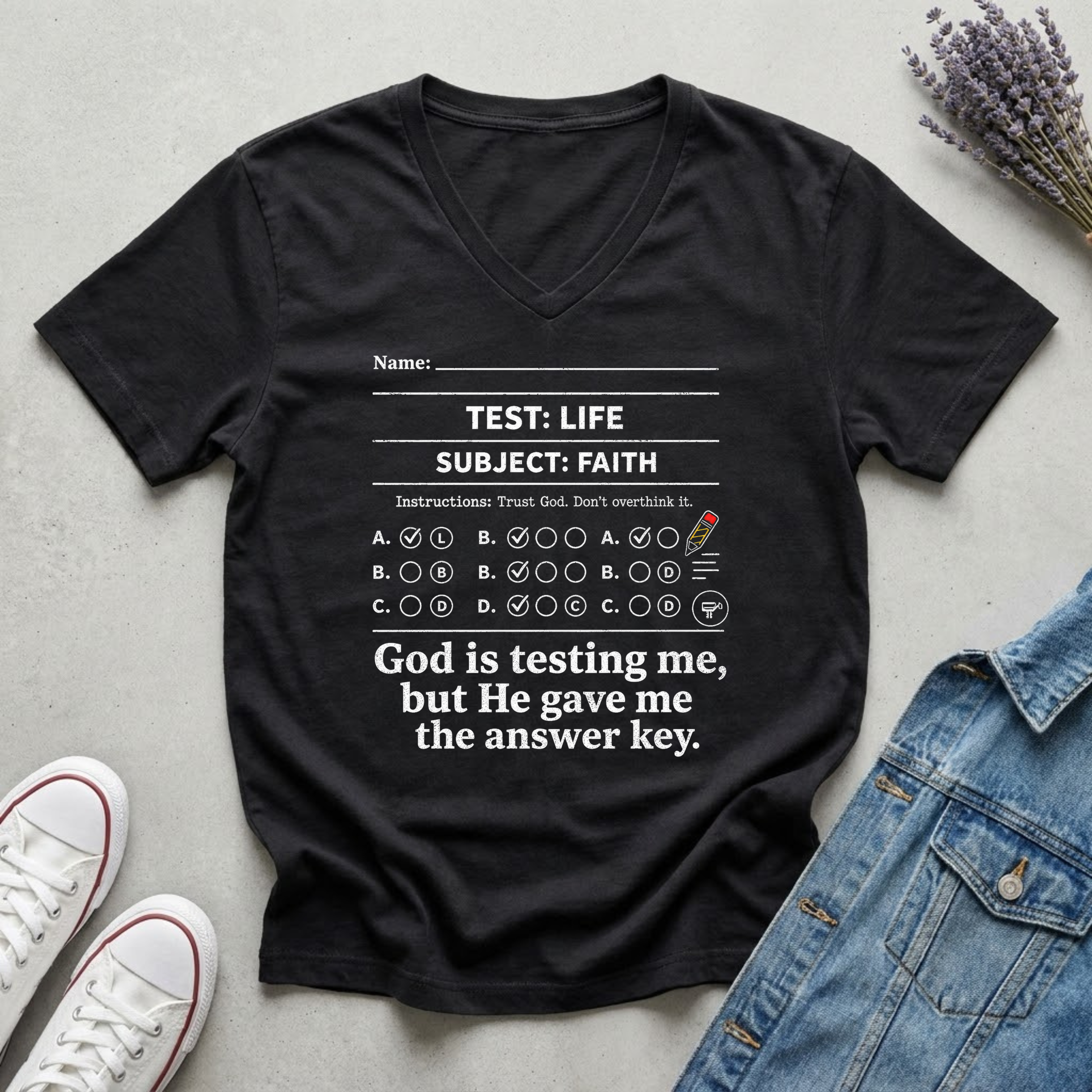 Women's God is Testing Me T-Shirt