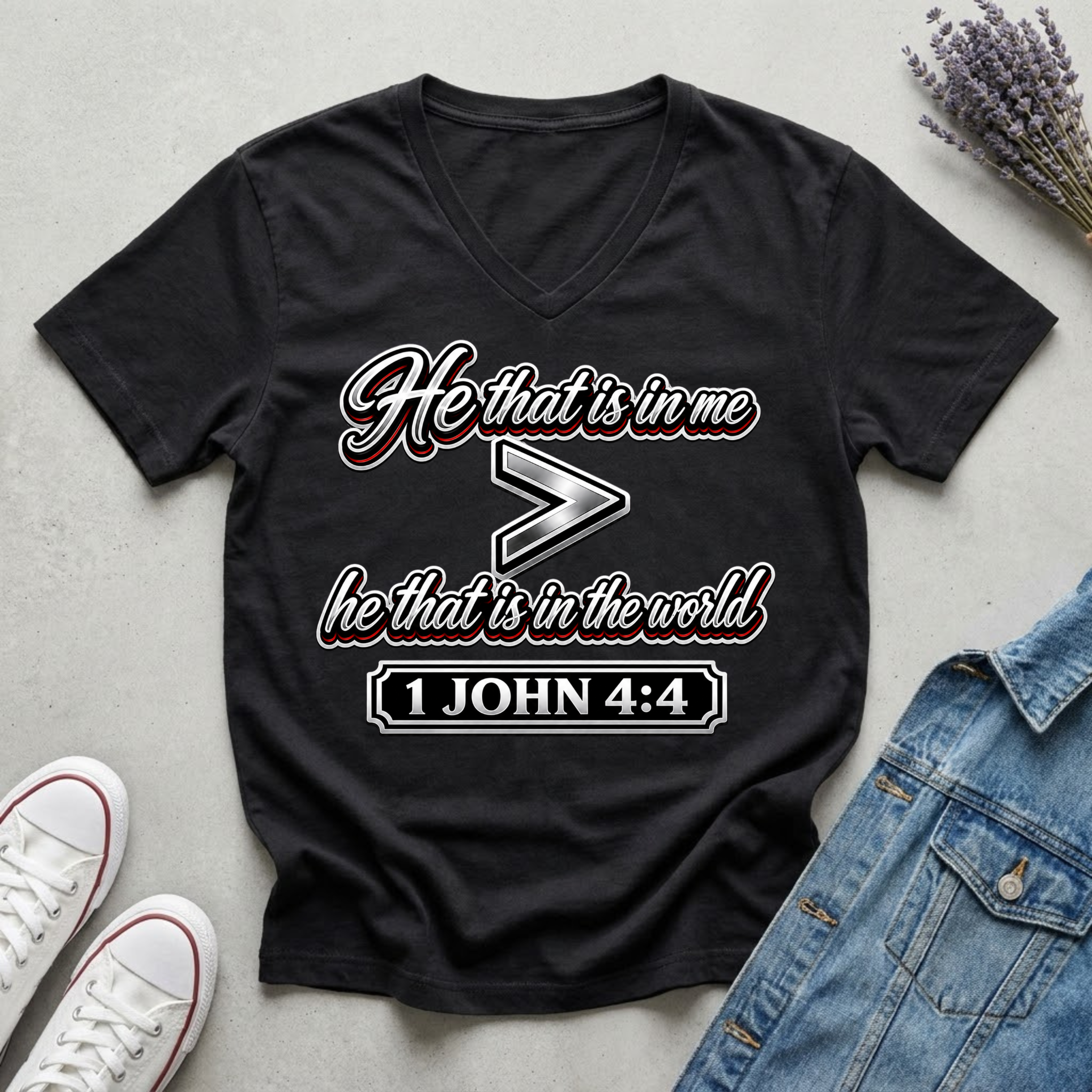 Women's Greater Is He That Is In Me T-Shirt