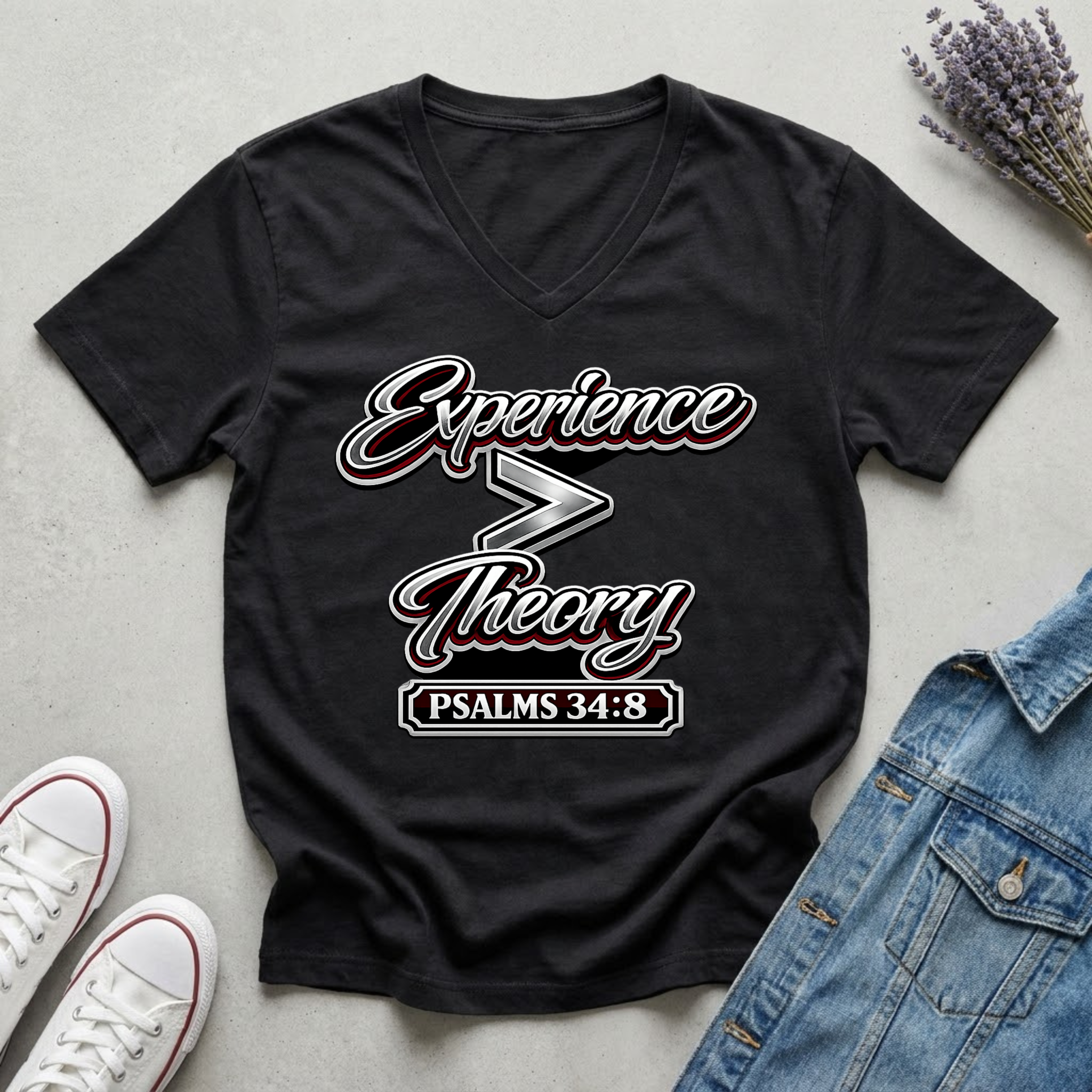 Women's Experience is Greater Than Theory T-Shirt