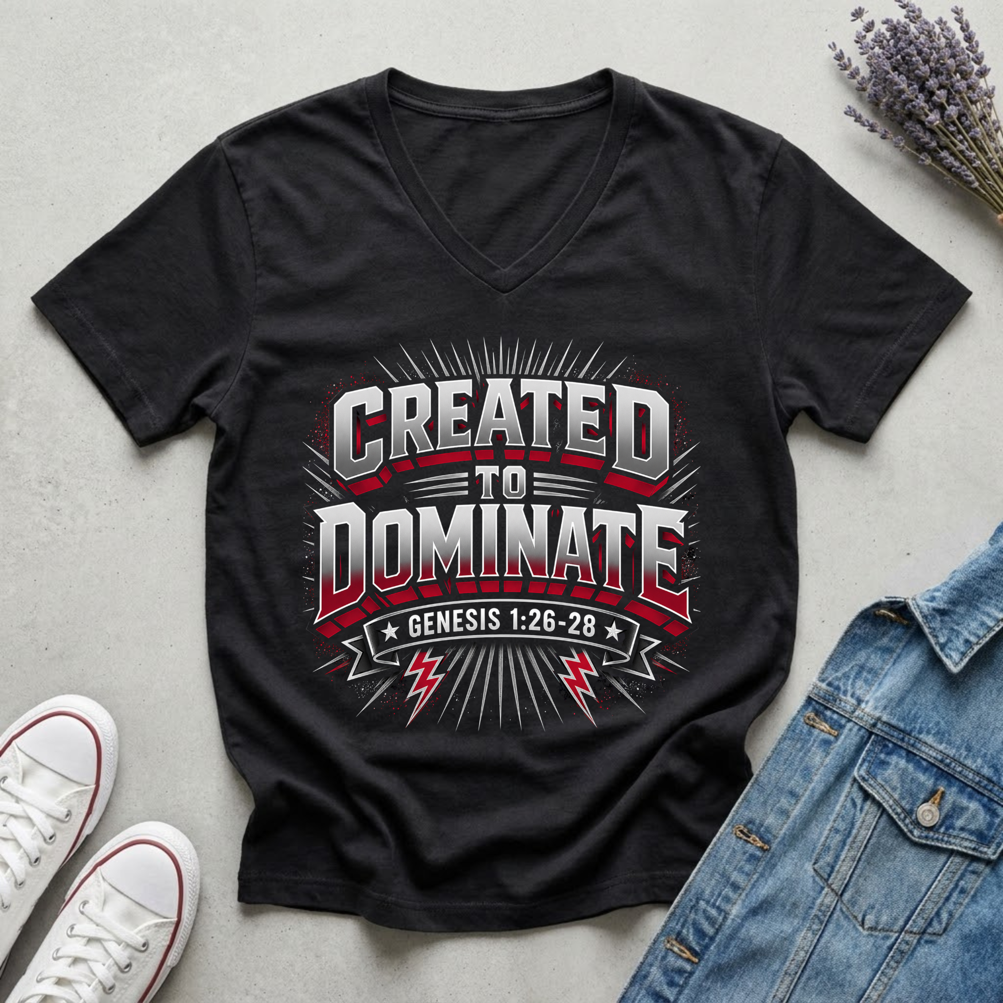 Women's Created to Dominate T-Shirt