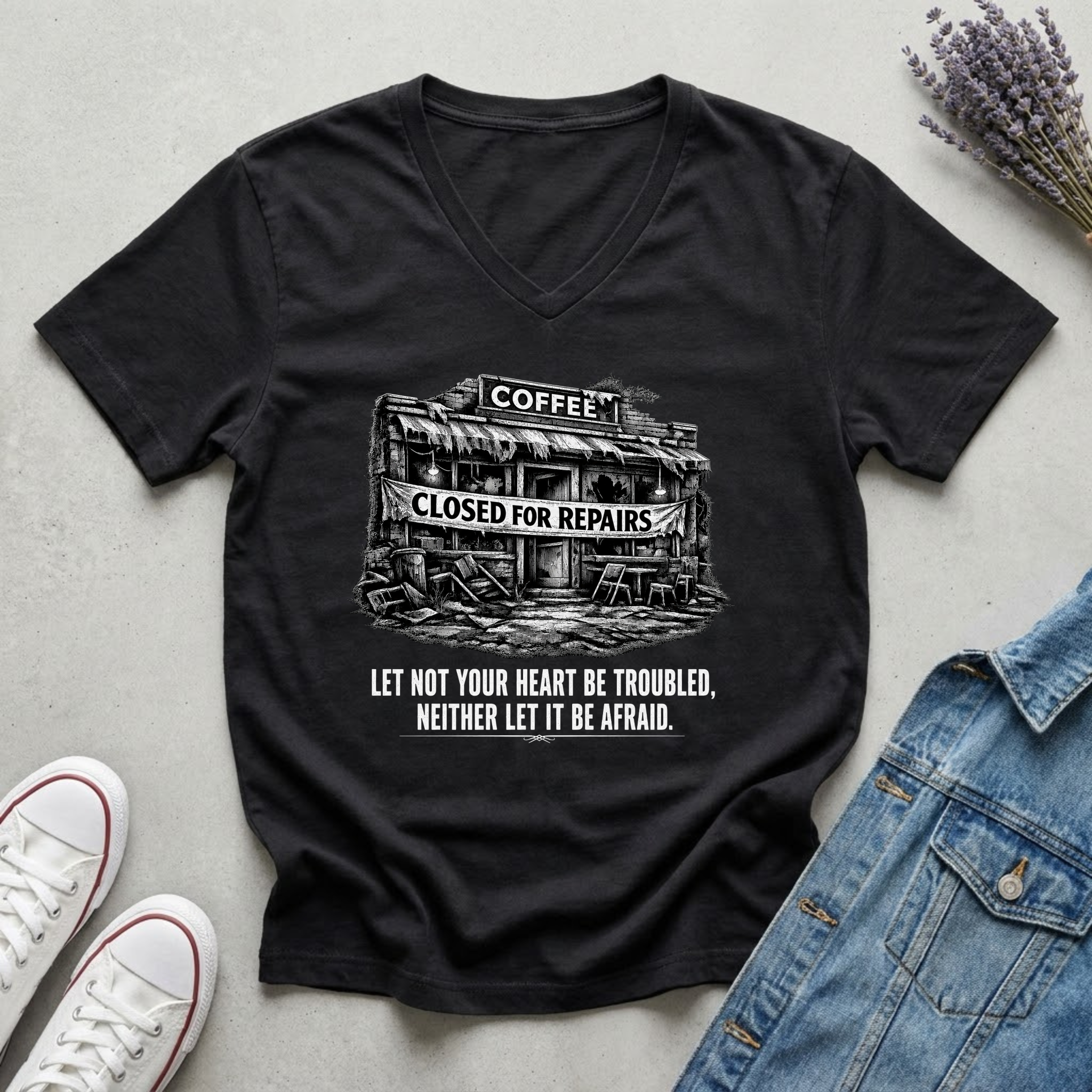 Women's Let Not Your Heart Be Troubled T-Shirt