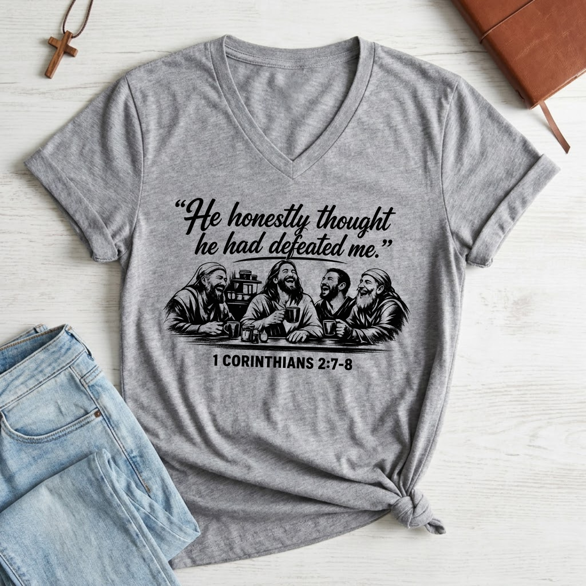 Women's He Thought He Had Defeated Me T-Shirt
