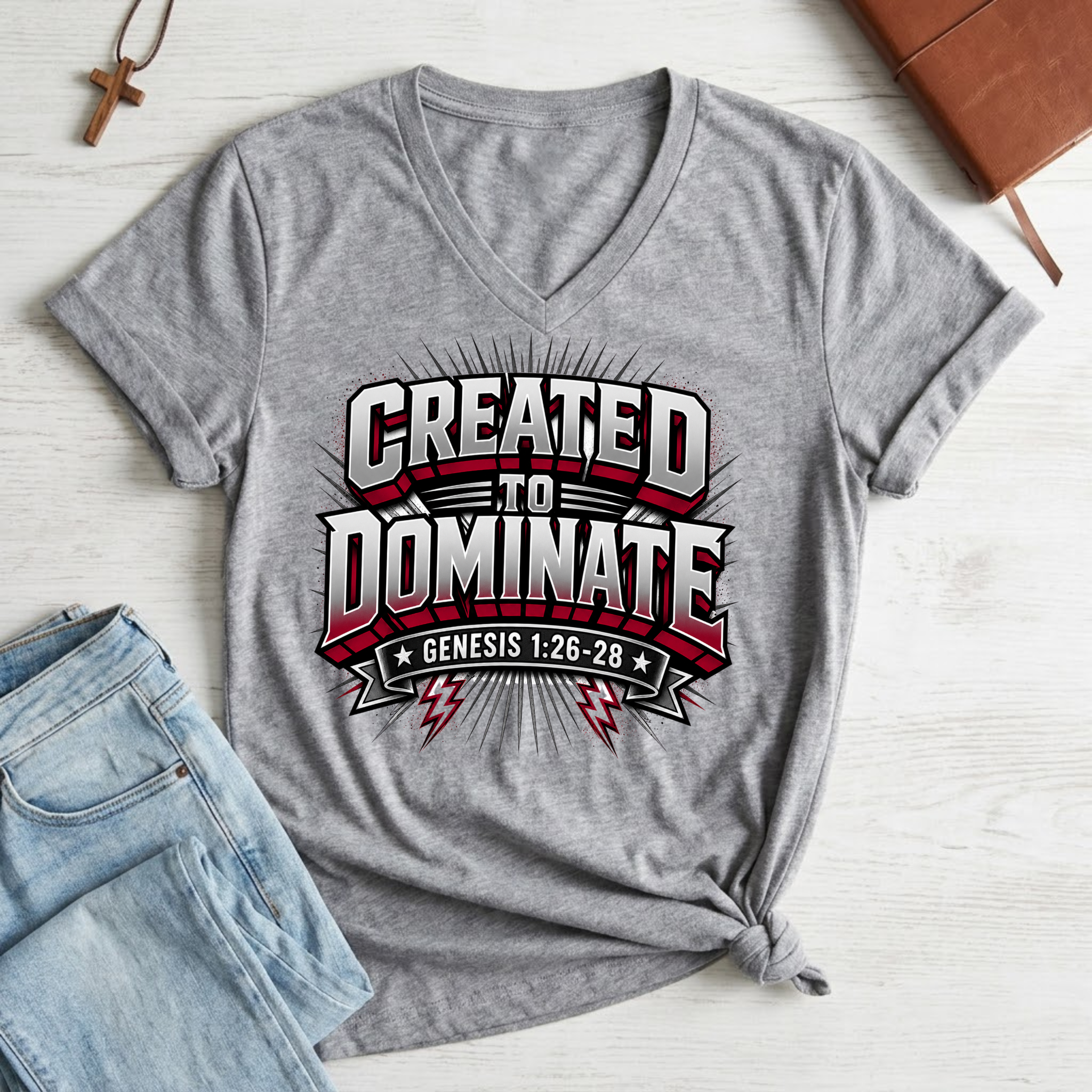Women's Created to Dominate T-Shirt
