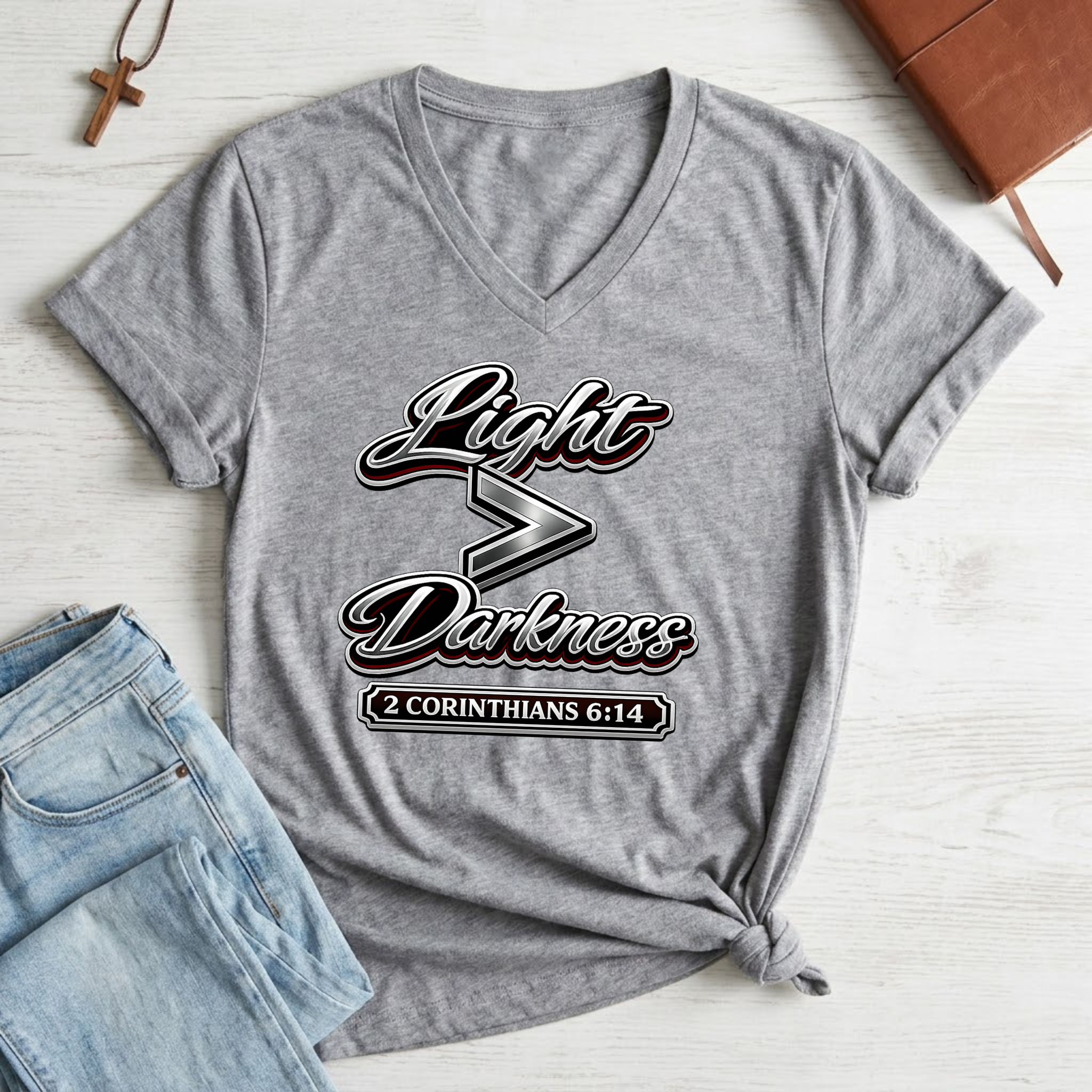 Women's Light is Greater Than Darkness T-Shirt