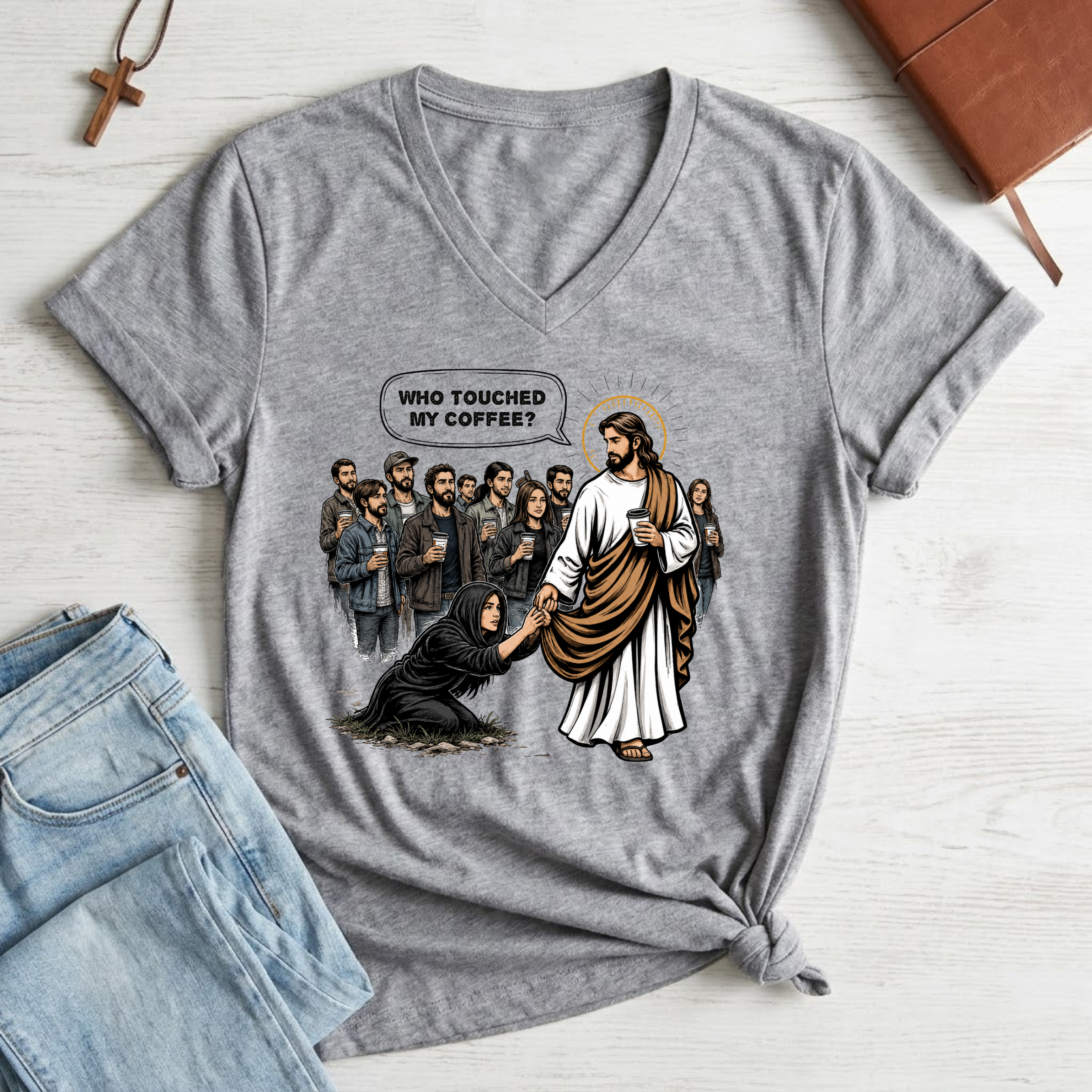Women's Who Touched My Coffee T-Shirt