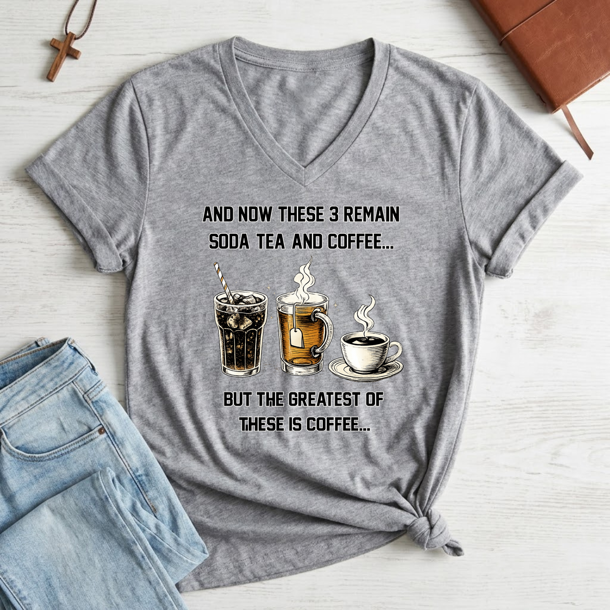 Women's Soda, Tea, and Coffee T-Shirt