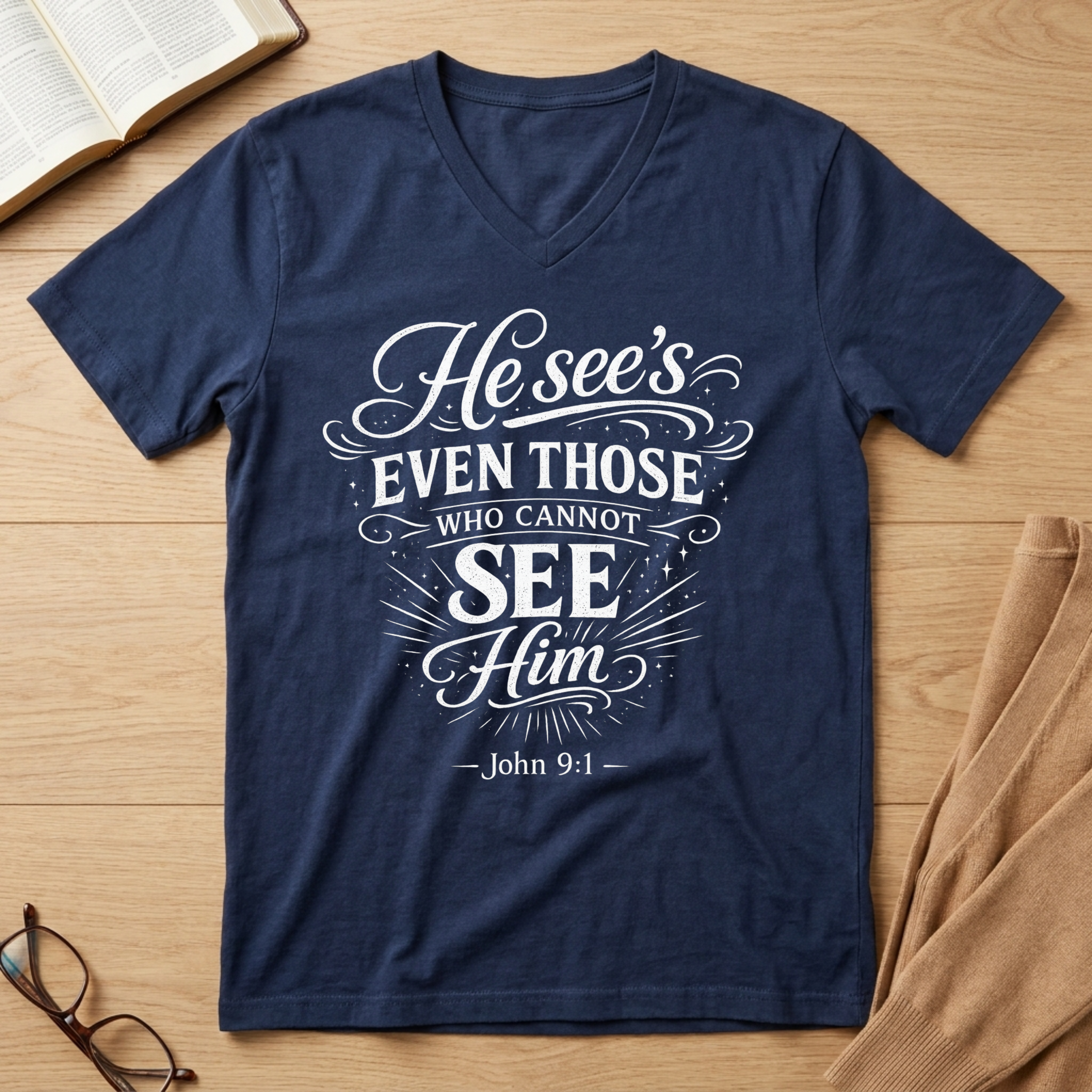 Women's John 9:1 T-Shirt