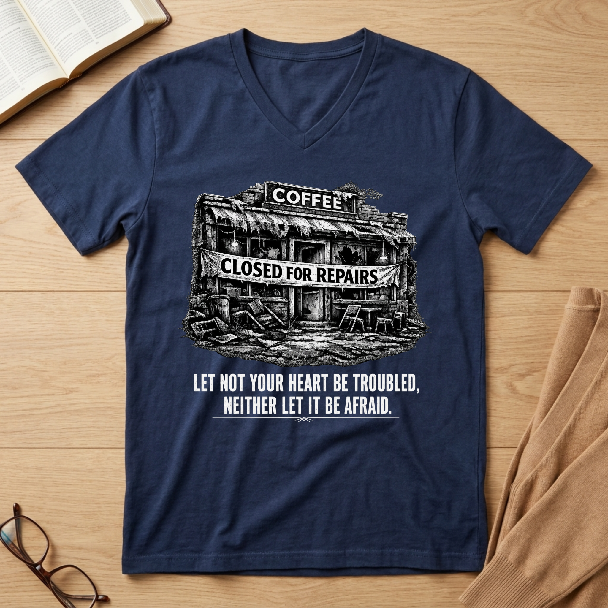 Women's Let Not Your Heart Be Troubled T-Shirt