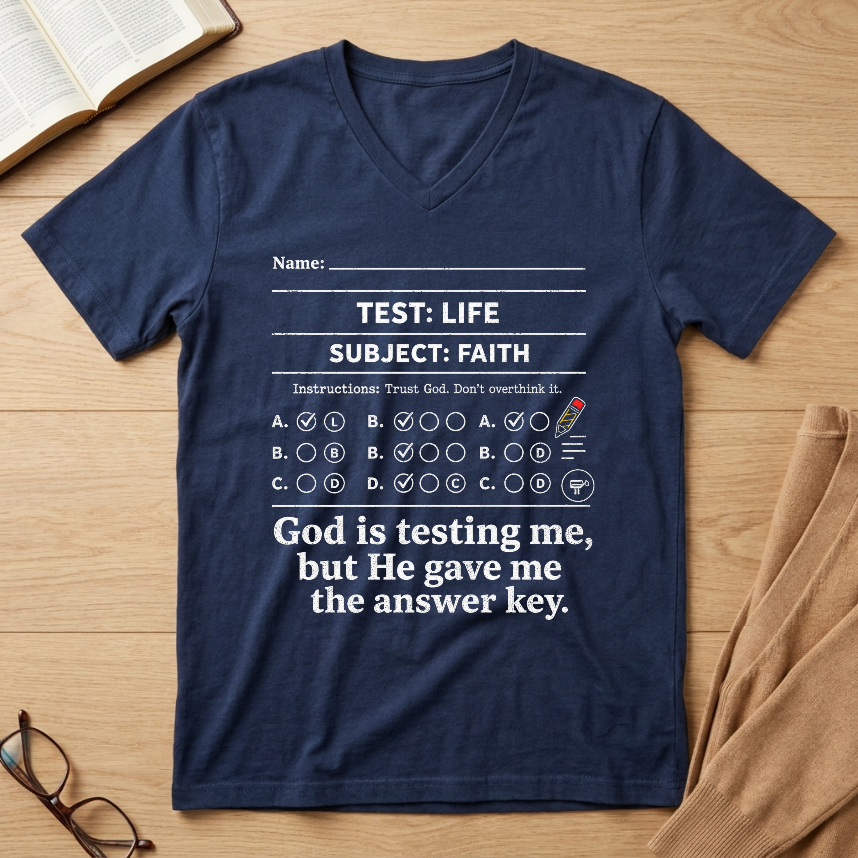 Women's God is Testing Me T-Shirt