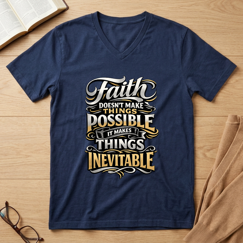 Women's Faith Makes Things Inevitable T-Shirt