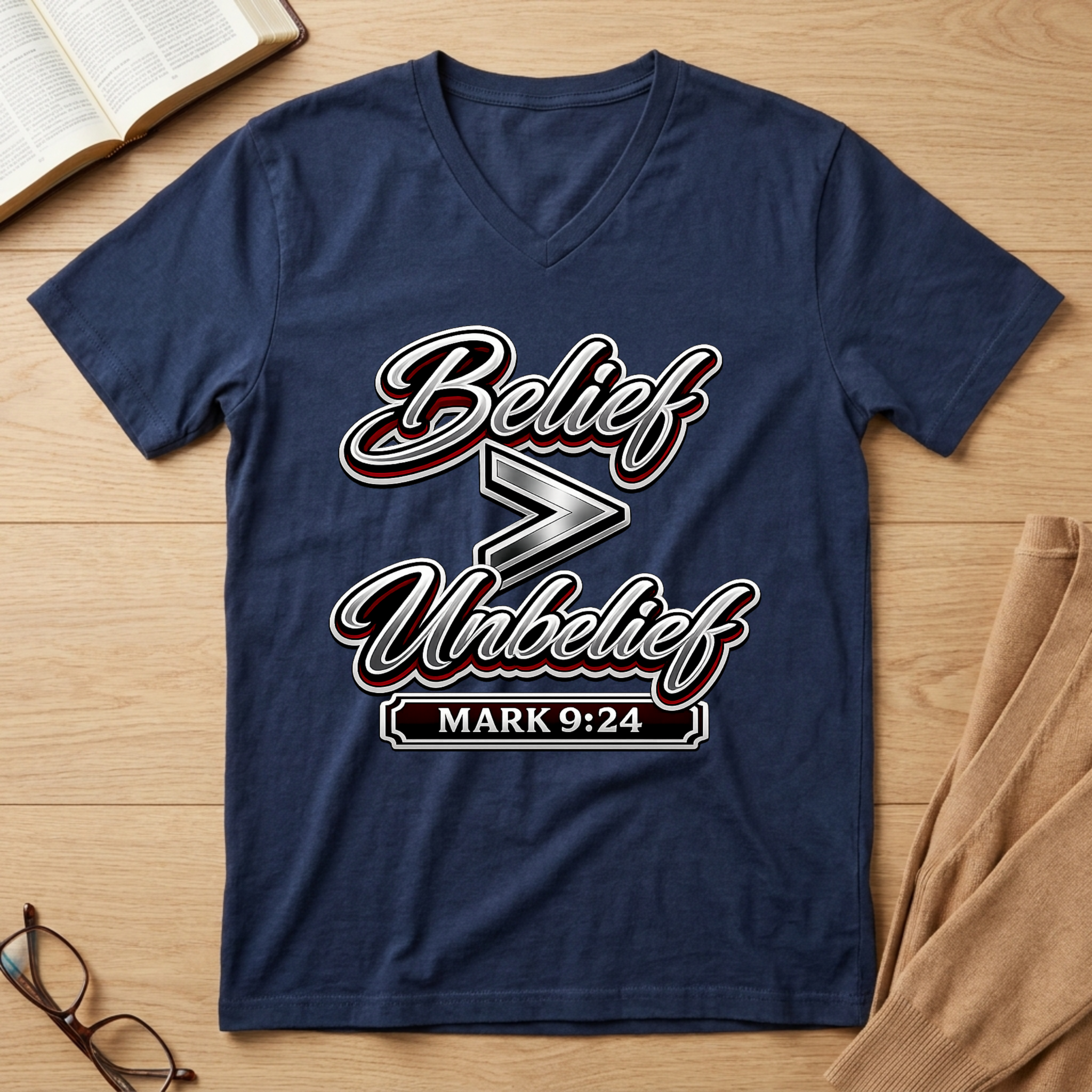 Women's Belief is Greater Than Unbelief T-Shirt