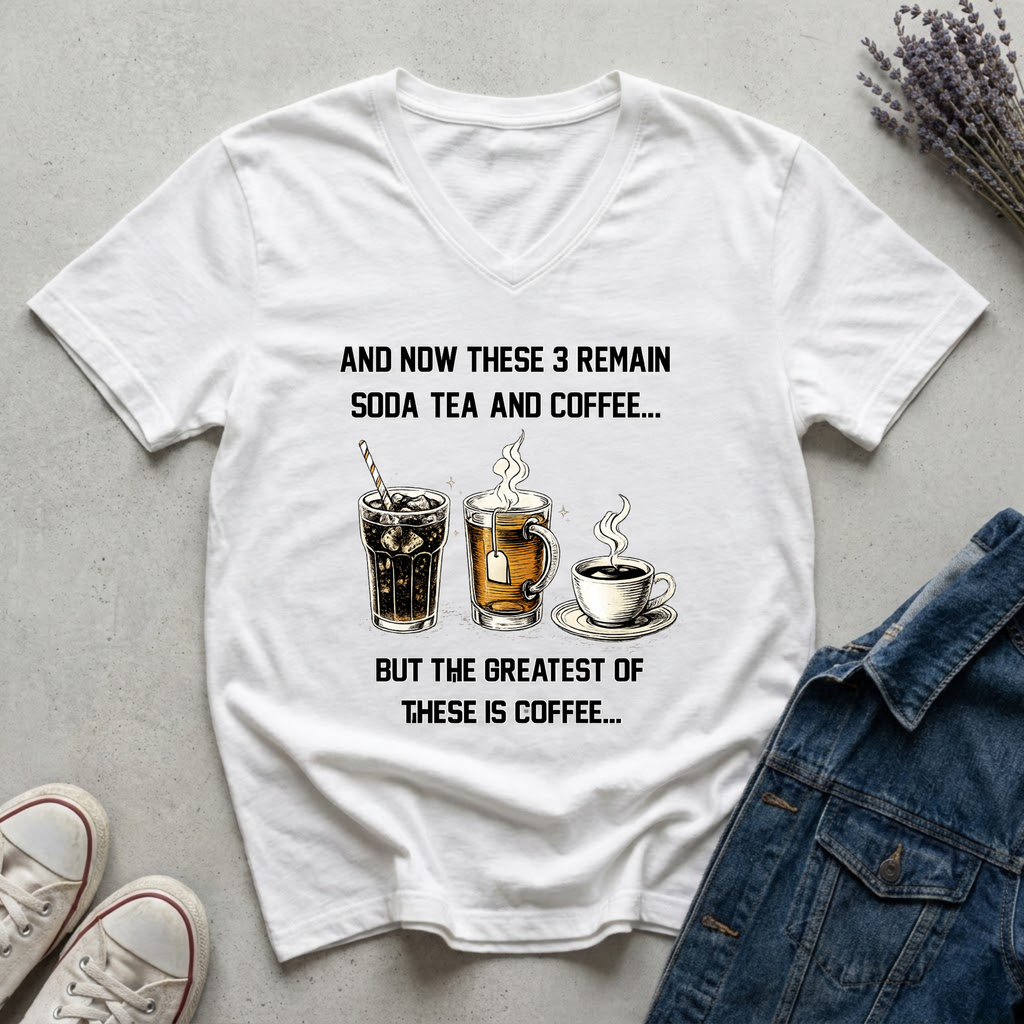 Women's Soda, Tea, and Coffee T-Shirt